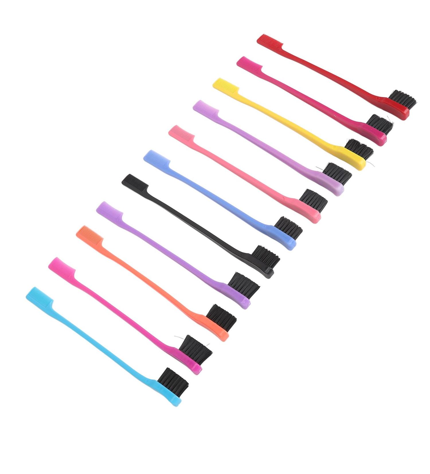 Double Ended Eyebrow Brush Comb | Soft Nylon Hair Makeup Grooming Tool | International Shipping Available - Buy Online on GoSupps.com