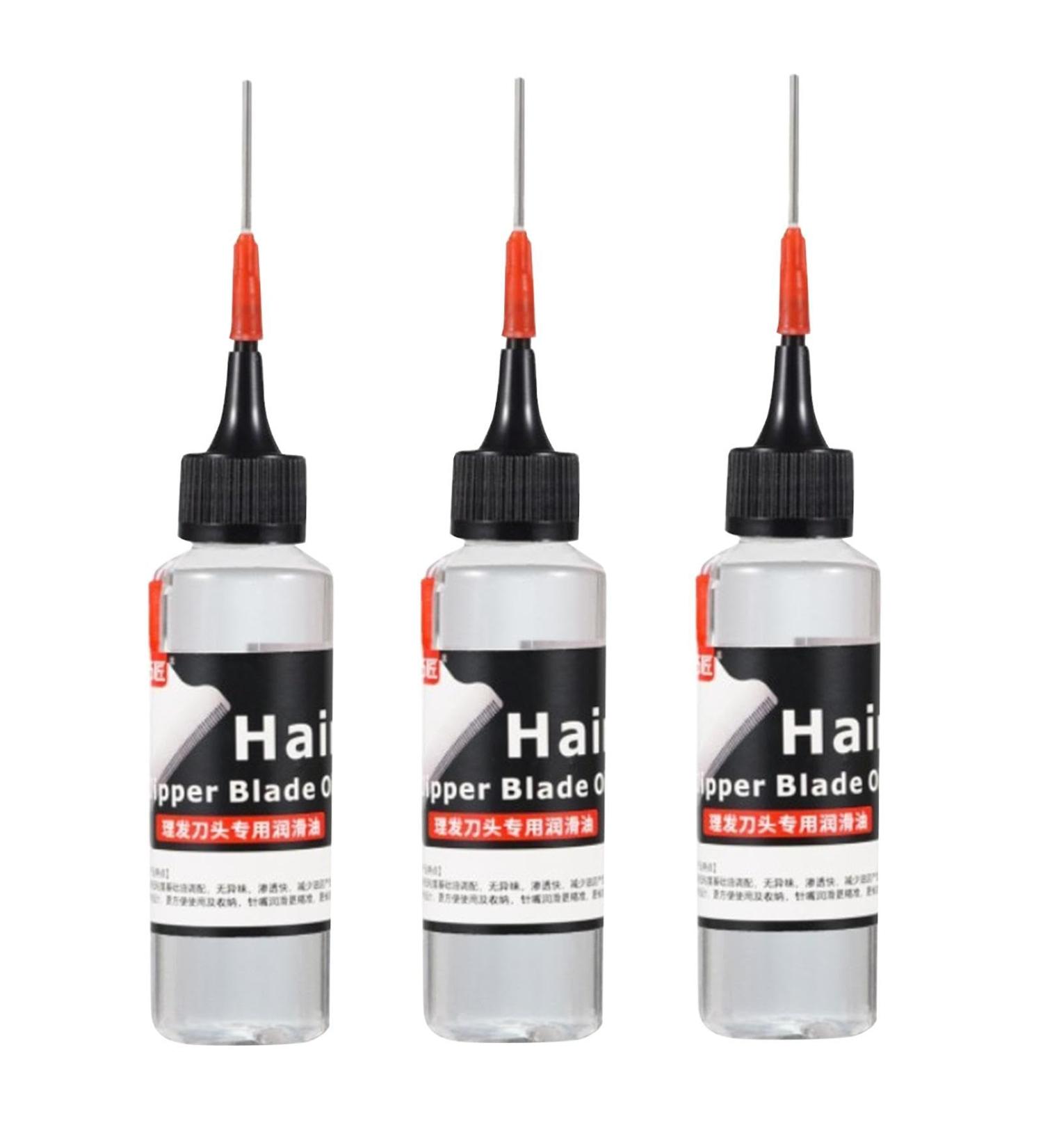 Clipper Oil Hair Clipper Oil for Hair Trimmers Hair Clippers Shaver Trimmers Hairdressing & Beard Trimmer Clippers Oil Lubricating Oils Care for Your Hair Trimmer 60ml X 3pcs - Buy Online on GoSupps.com
