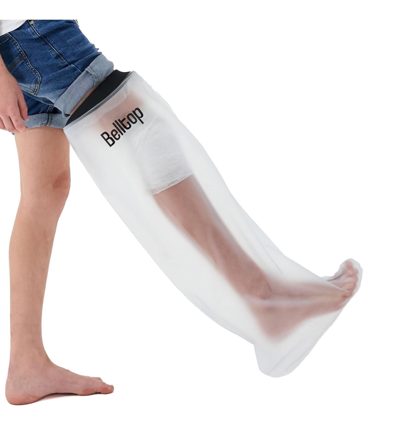 Waterproof Leg Shower Protection for Children | Reusable Silicone Plaster Cover | Bath & Shower Protection for Casts - Buy Online on GoSupps.com