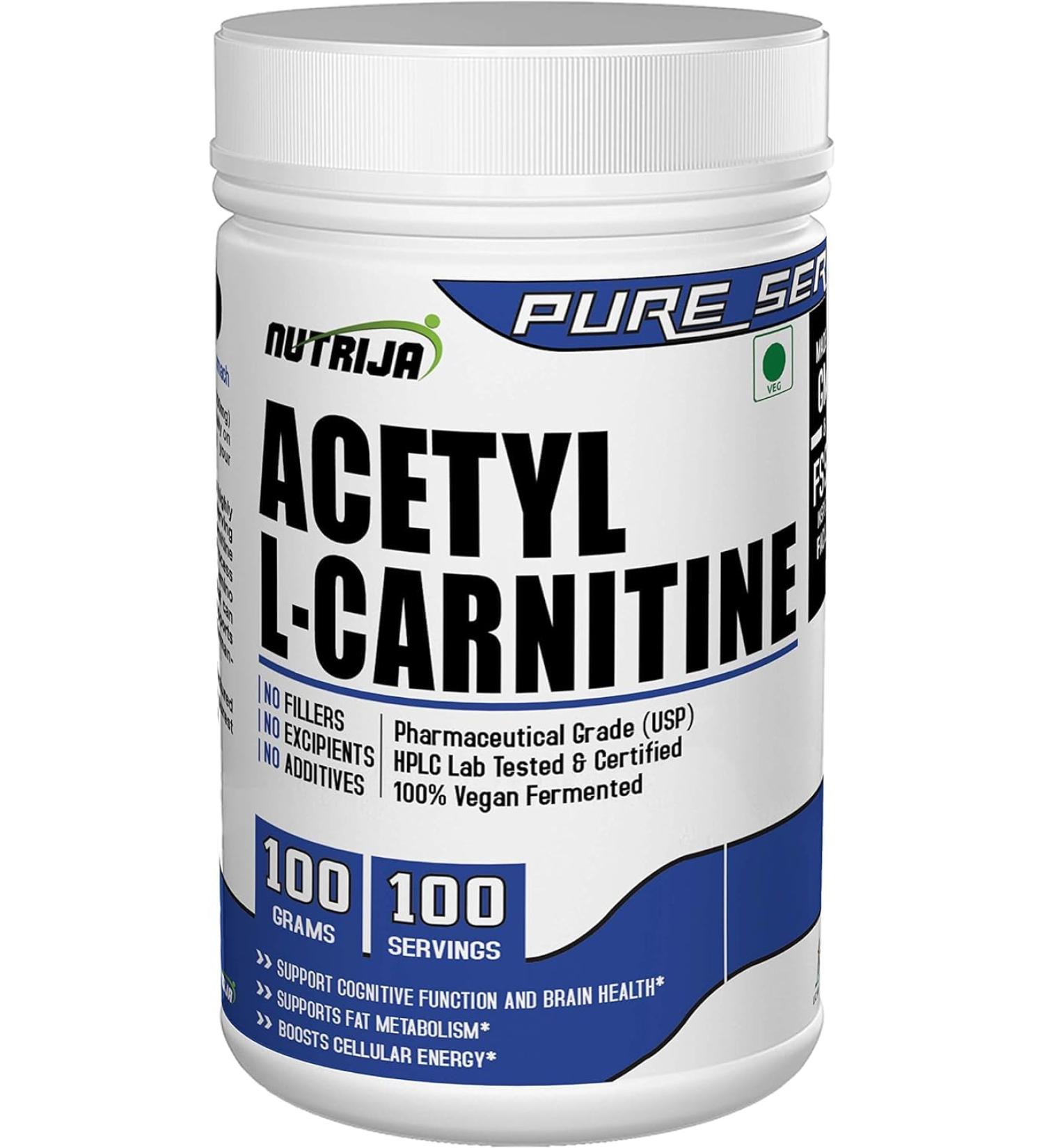 Acetyl L-Carnitine (Alcar) - 100gm (Pineapple) - Buy Online on GoSupps.com