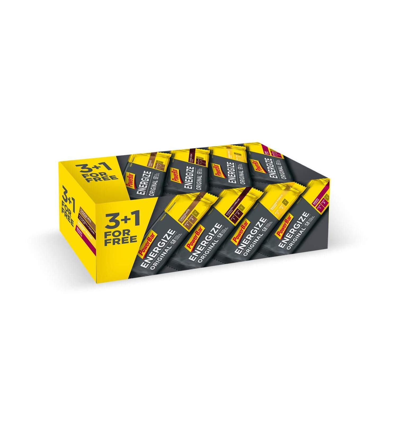 Powerbar Multiflavour Pack - 9x4 Energize Choc Banana (4 Pieces) - International Shipping Available - Buy Online on GoSupps.com