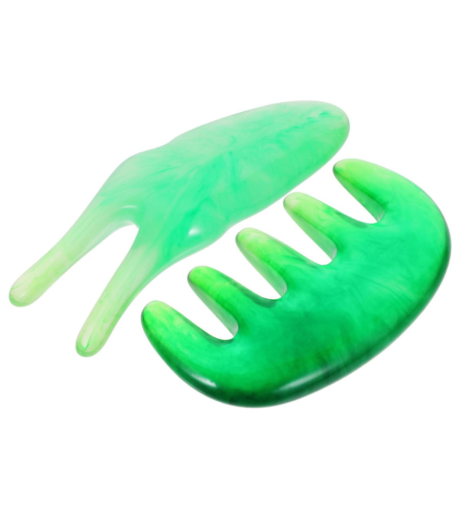 Buy TOVINANNA 1 Multifunctional Massage Tool - Schabe Care Plate Gua Sha Massage Comb - Green 12x4x0.2cm - International Shipping Available - Buy Online on GoSupps.com