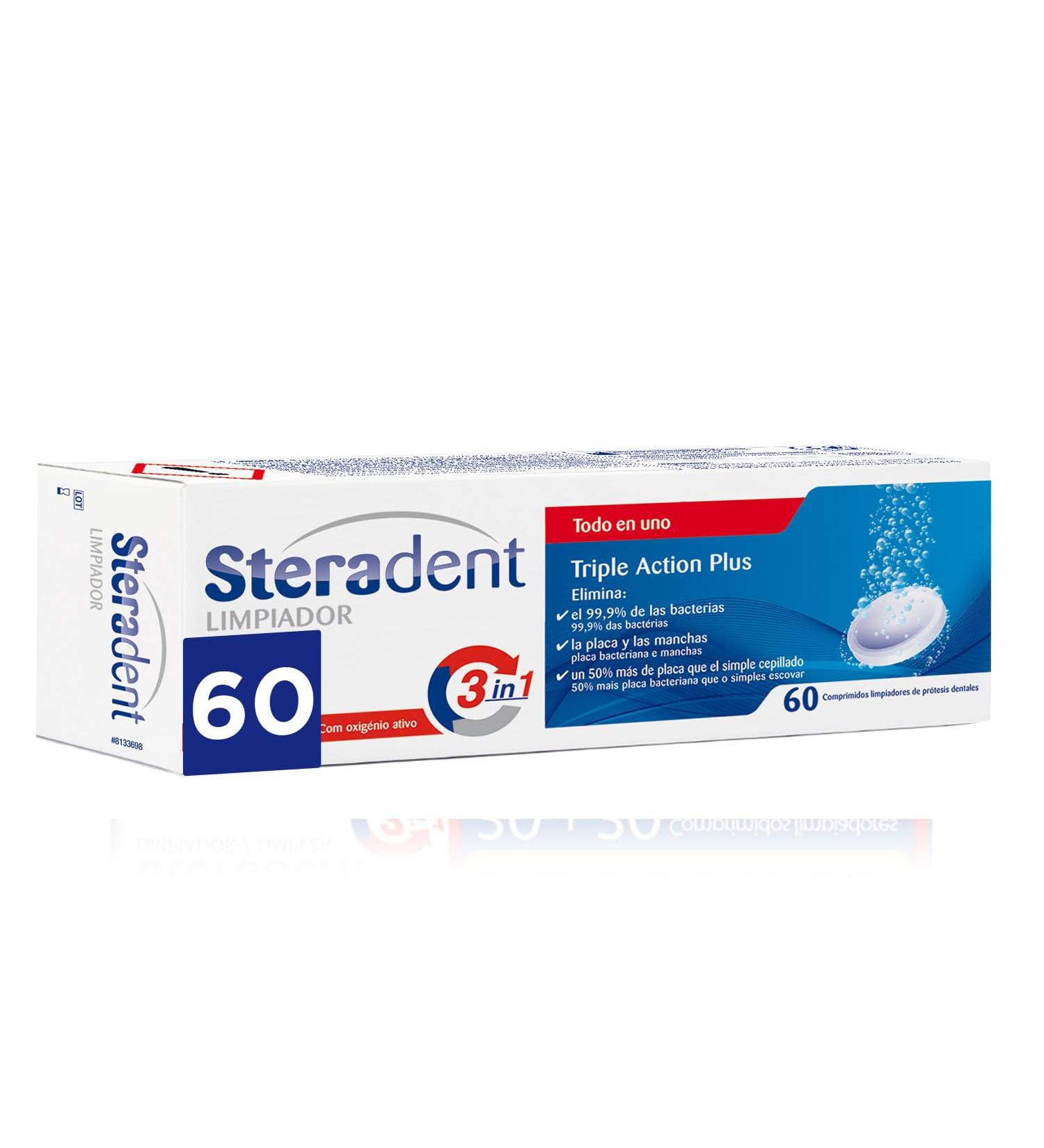 Steradent Triple Action Plus 60 Tab