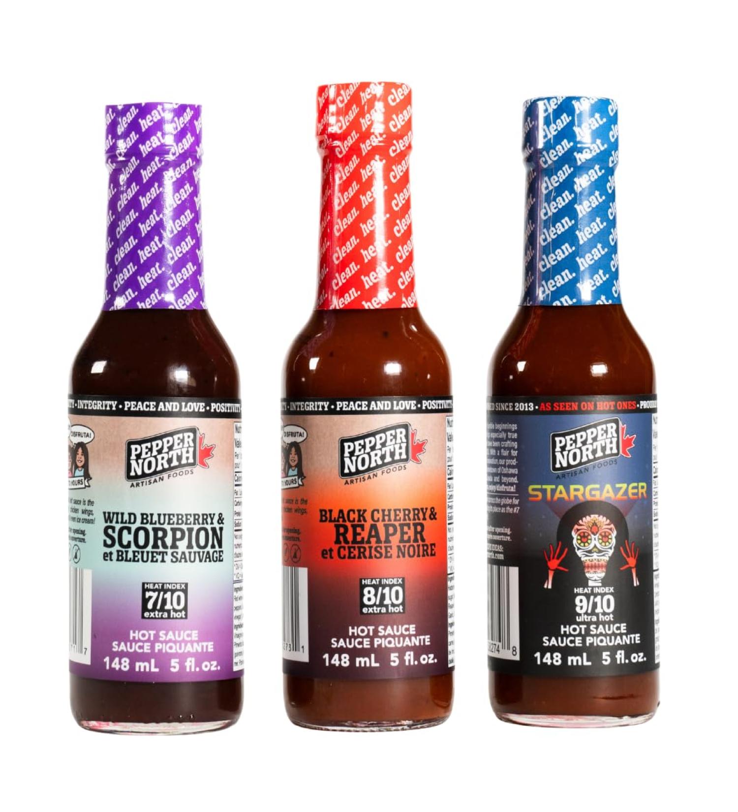 Pepper North Artisan Foods - Extra Hot 3-Pack Gift Box - Buy Online on GoSupps.com