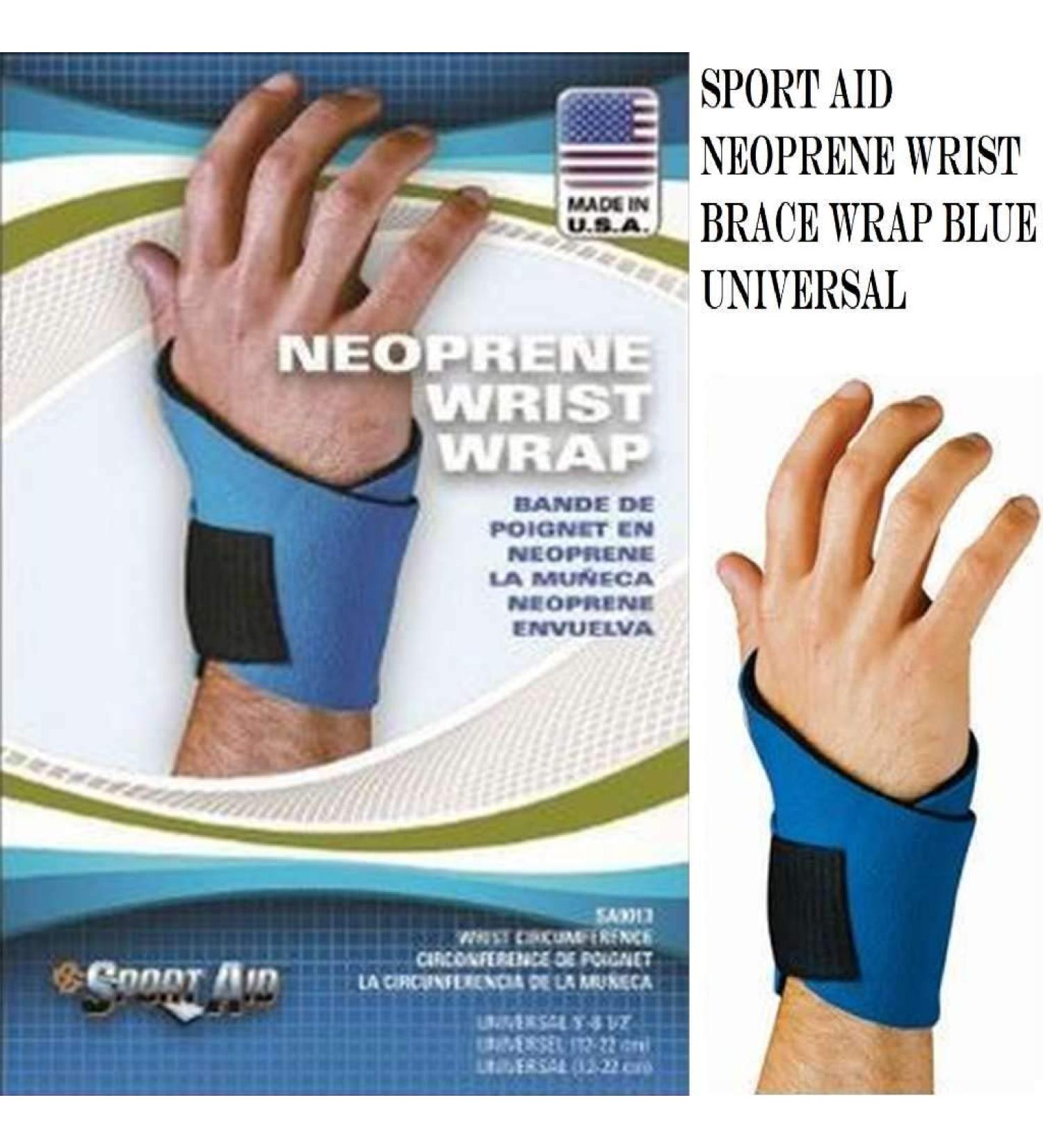 Wrist Brace Neoprene Blue Univ - 1 ea