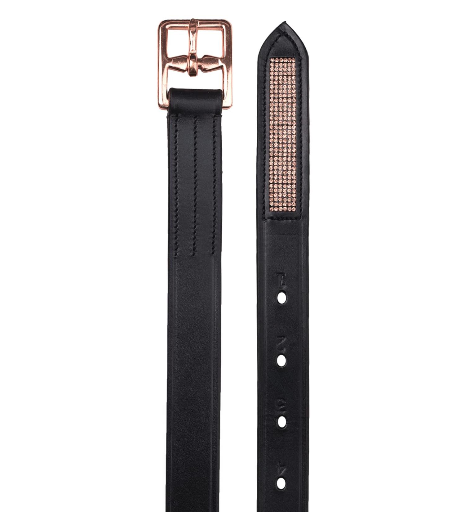 WALDHAUSEN Waldhausen stirrup leathers X-Line Ros 150 cm black