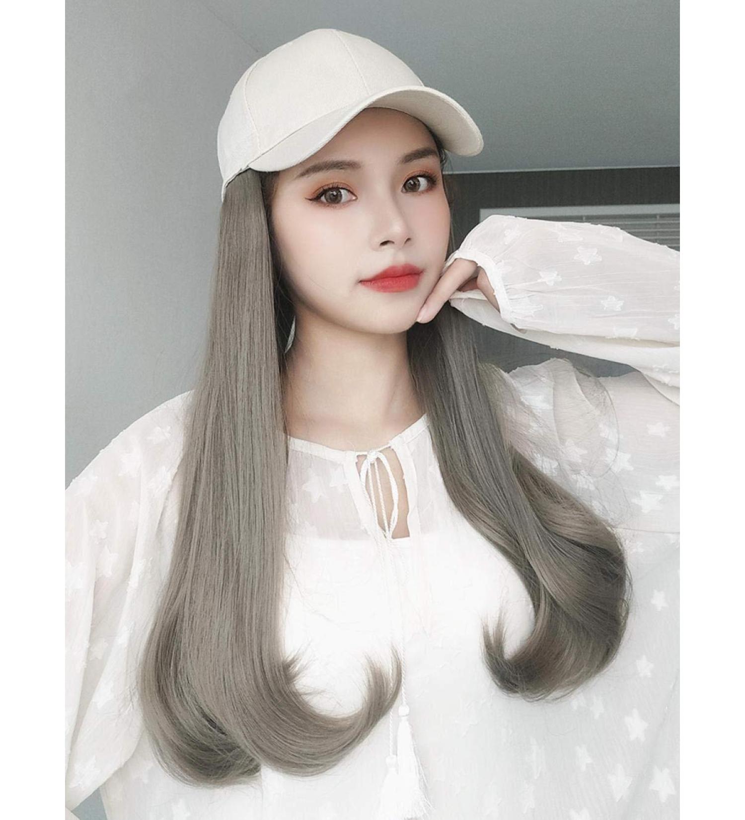 Buy BGHJUE Long Straight Wig for Women - Natural Fashion Hair Hat | Summer Full Headgear - Buy Online on GoSupps.com