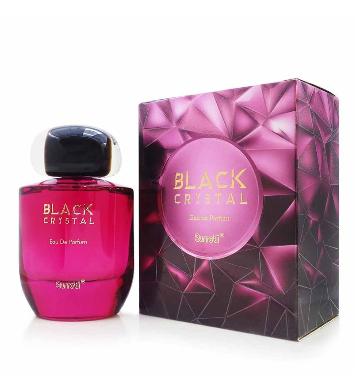 Black Crystal Arabian Perfumes For Women - Eau de Parfum Spray 100ML (3.4 OZ) Exotic Womens Perfume With Vanilla Blasamic & Oriental Notes - Long Lasting Perfume For All Day Freshness - Buy Online on GoSupps.com