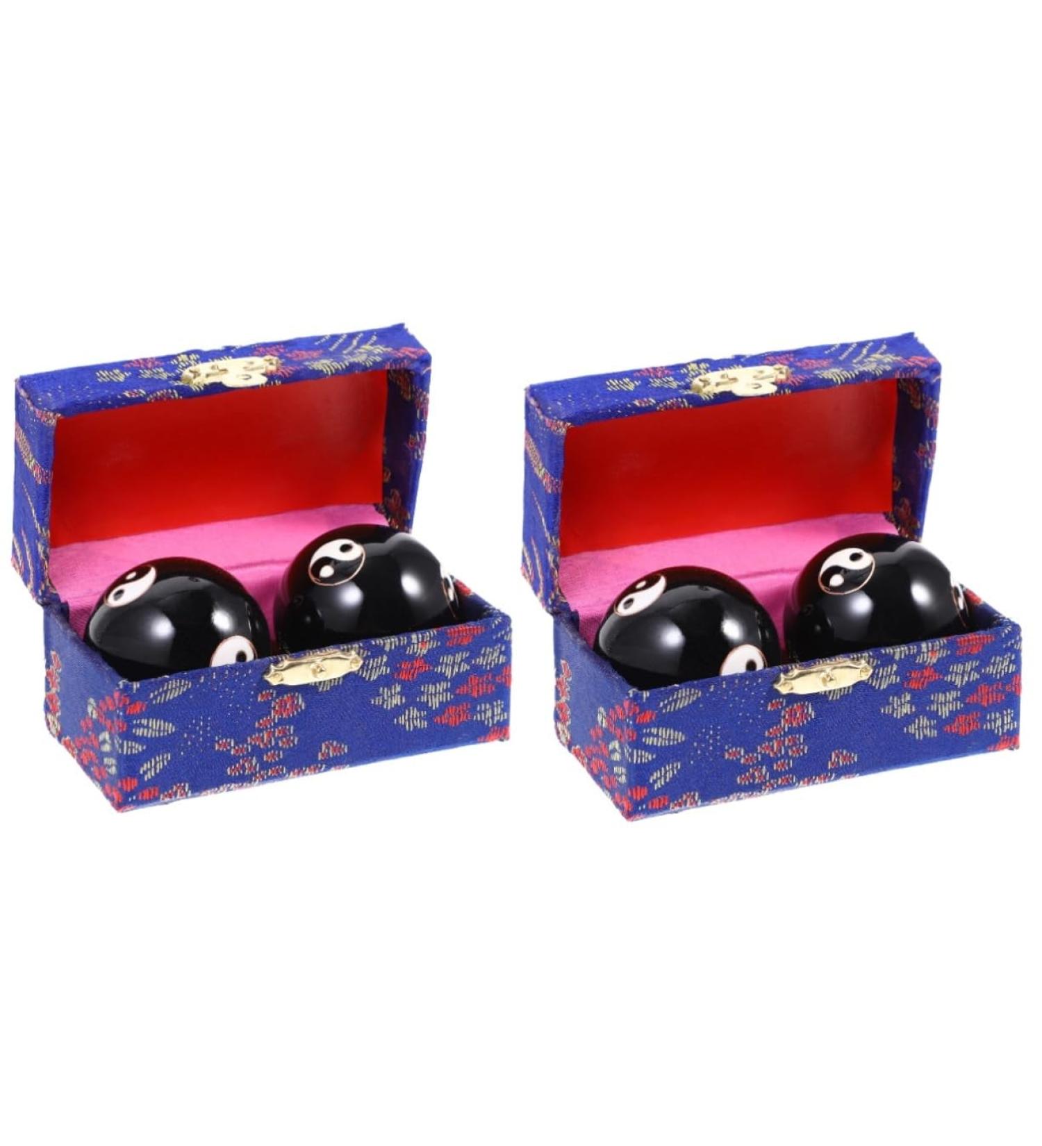 Shop Gleavi 4-Piece Massage Globe Set | Reusable Metal Massage Balls for Meditation & Therapy - International Shipping Available - Buy Online on GoSupps.com