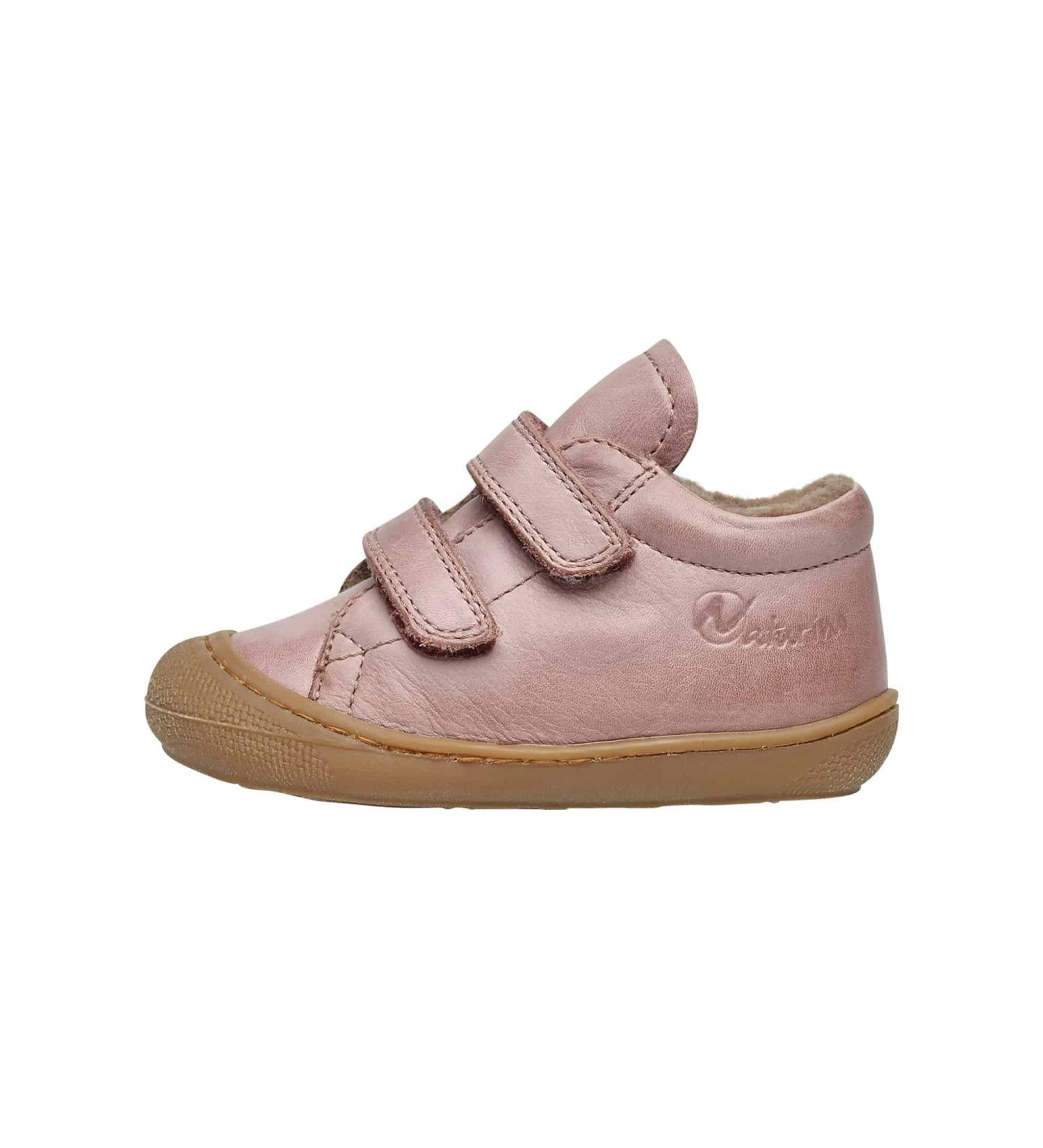Naturino Cocoon VL Leather First-Steps Shoes - Pink (Size 3.5 UK) - Buy Online on GoSupps.com