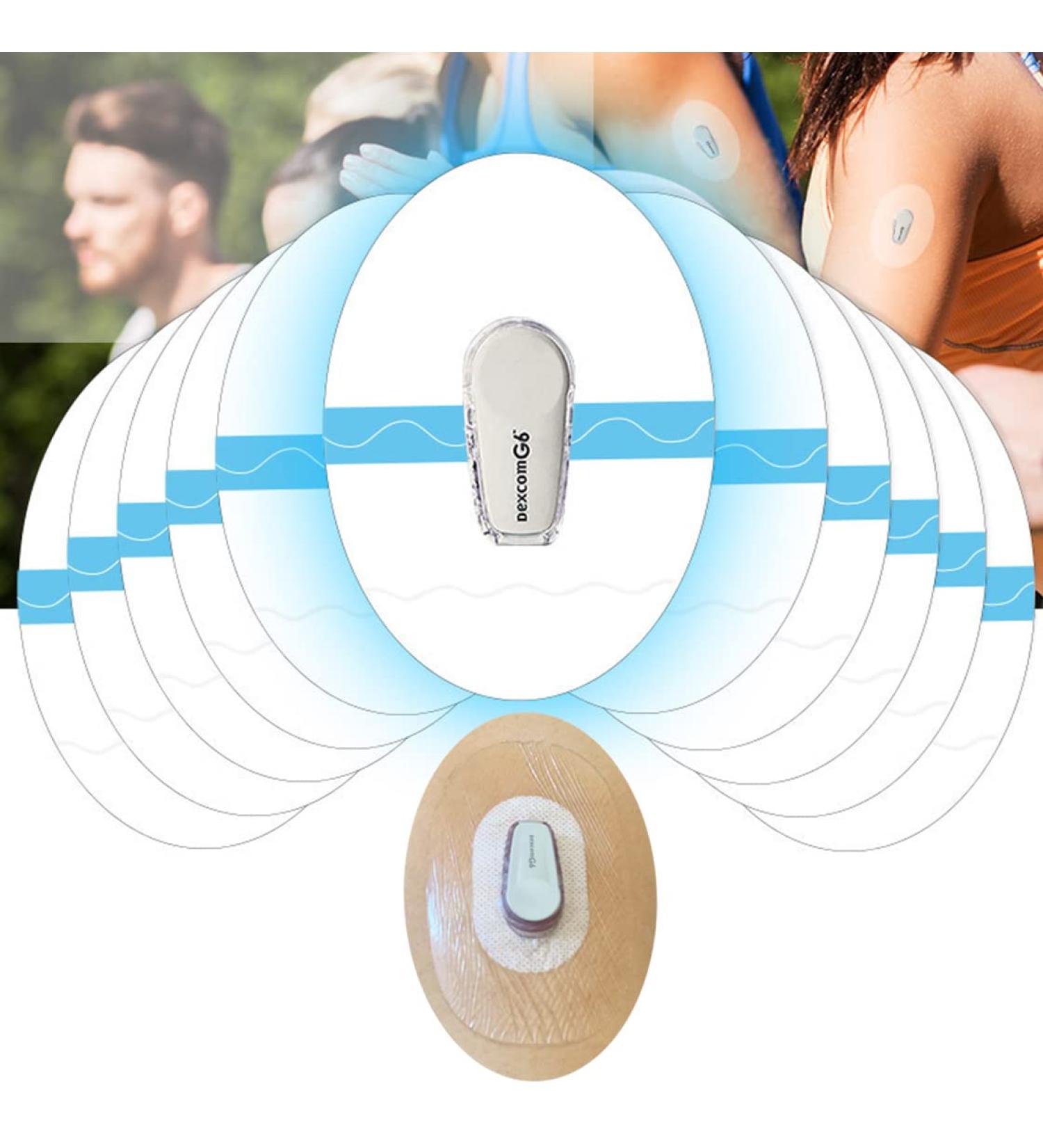 60 Pcs G6 Overpatch Sensor Adhesive Patches - Transparent Waterproof CGM Stickers for Continuous Glucose Monitor - Buy Online on GoSupps.com