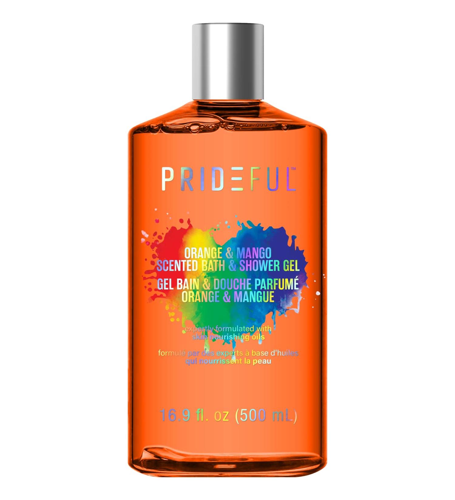 Buy Prideful Scented Bath & Shower Gel (16.9 oz) - Refreshing Orange & Mango | International Shipping Available - Buy Online on GoSupps.com