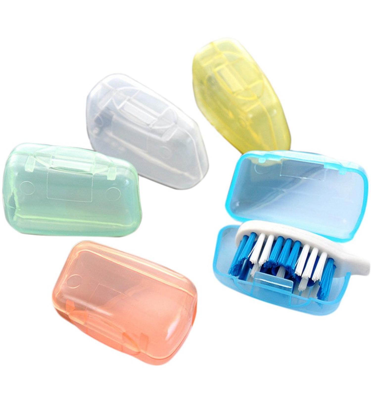 Mackur Toothbrush Case - Travel Toothbrush Cover 5 Pack for Camping & Home - Random Colors - Buy Online on GoSupps.com