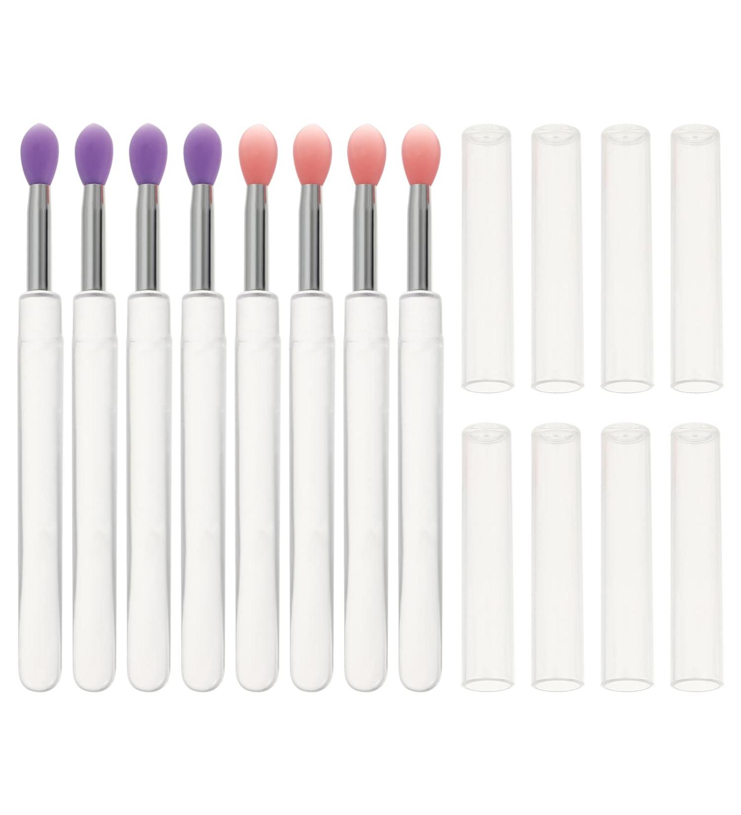 8pcs Silicone Lip Brush Set - Perfect Makeup Applicator for Lip Masks Eyeshadow & Lipstick | International Shipping Available - Buy Online on GoSupps.com