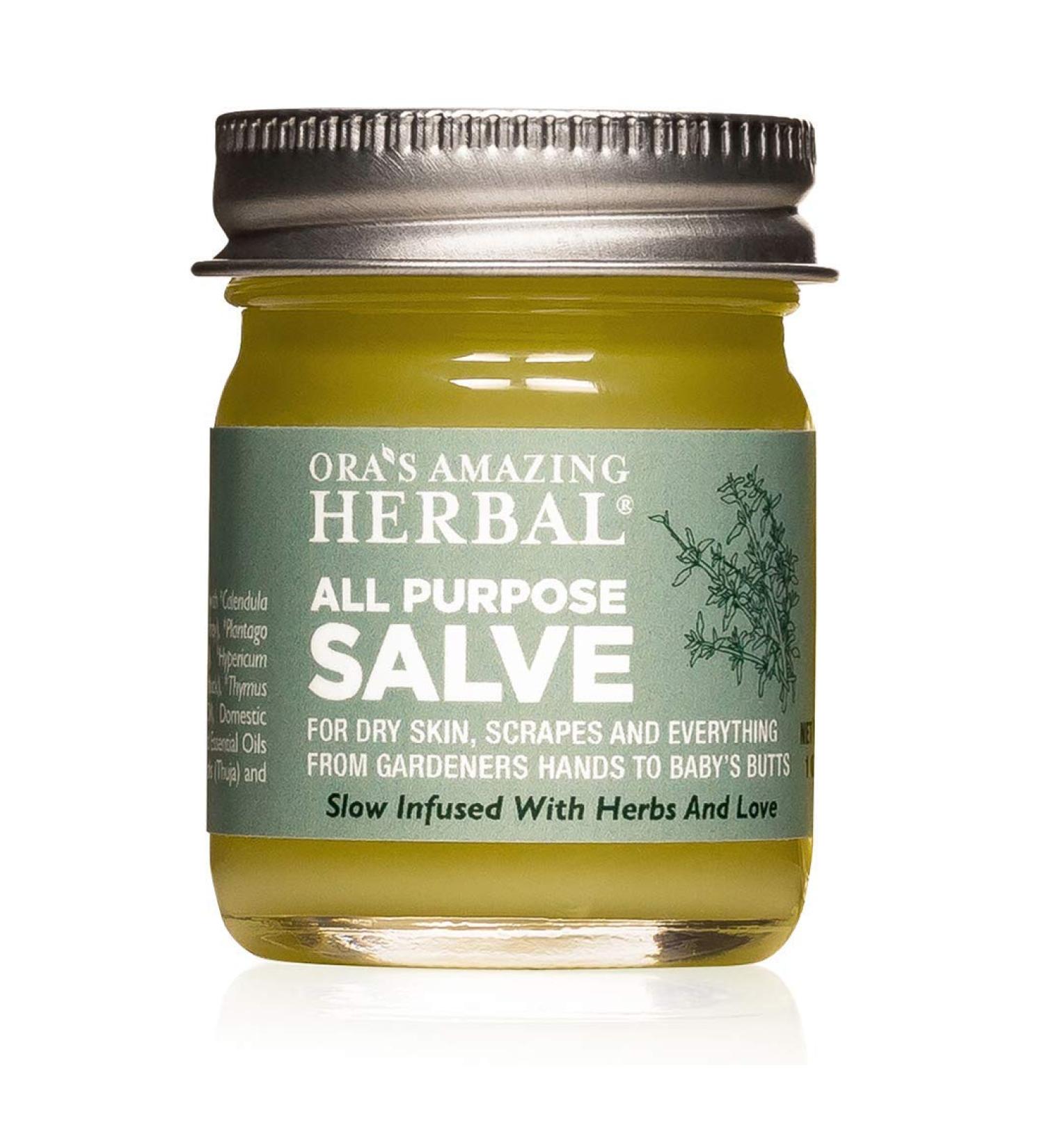 Ora's Amazing Herbal All Purpose Salve - Herbal Skincare for Skin Repair, Hand Care, Chafing, Rash, and First Aid - Natural Healing Ointment for Cracked Hands - Zero Waste 1 oz - Buy Online on GoSupps.com