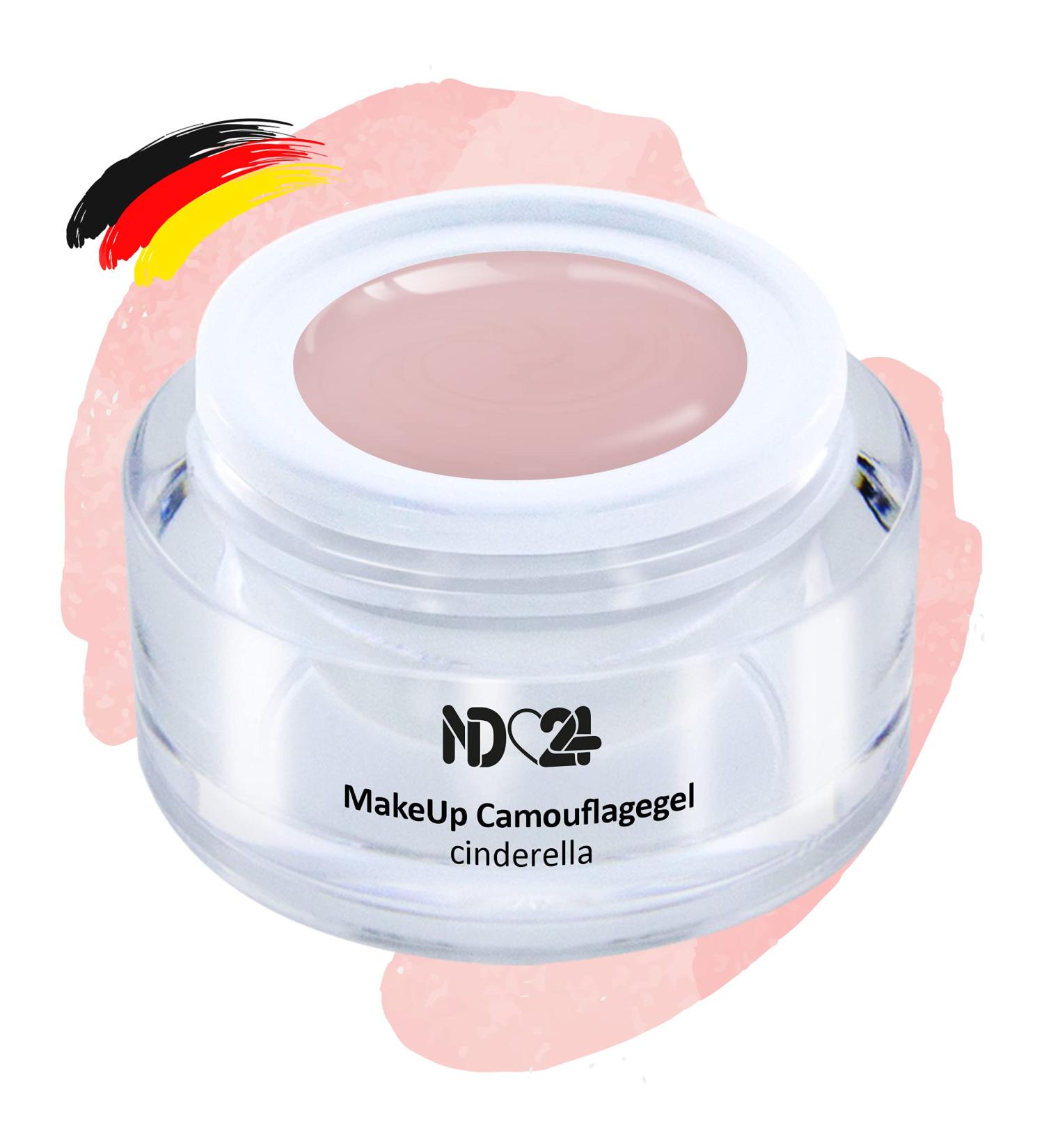ND24 Naildesign Camouflage Gel - Vegan Cover Gel for Geln gel | Baby Boomer Nail Art | Made in Germany | 5ml Pack - Buy Online on GoSupps.com