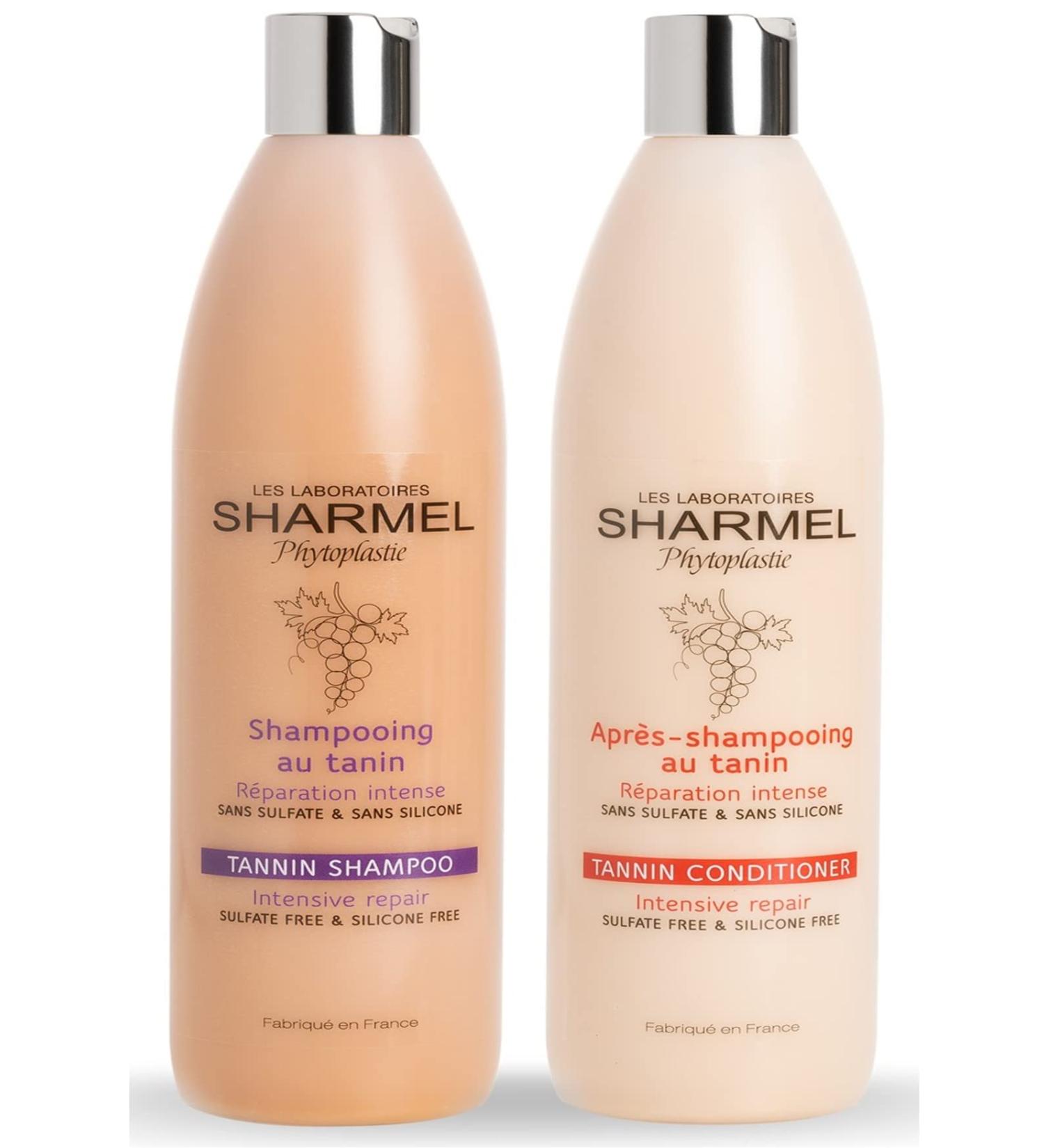 Duo Kit Sulfate Free - Silicone Free - Shampoo and Tannin Treatment Kit for Brazilian Smoothing and Tannin (1 liter x 2) - Made in France - Buy Online on GoSupps.com