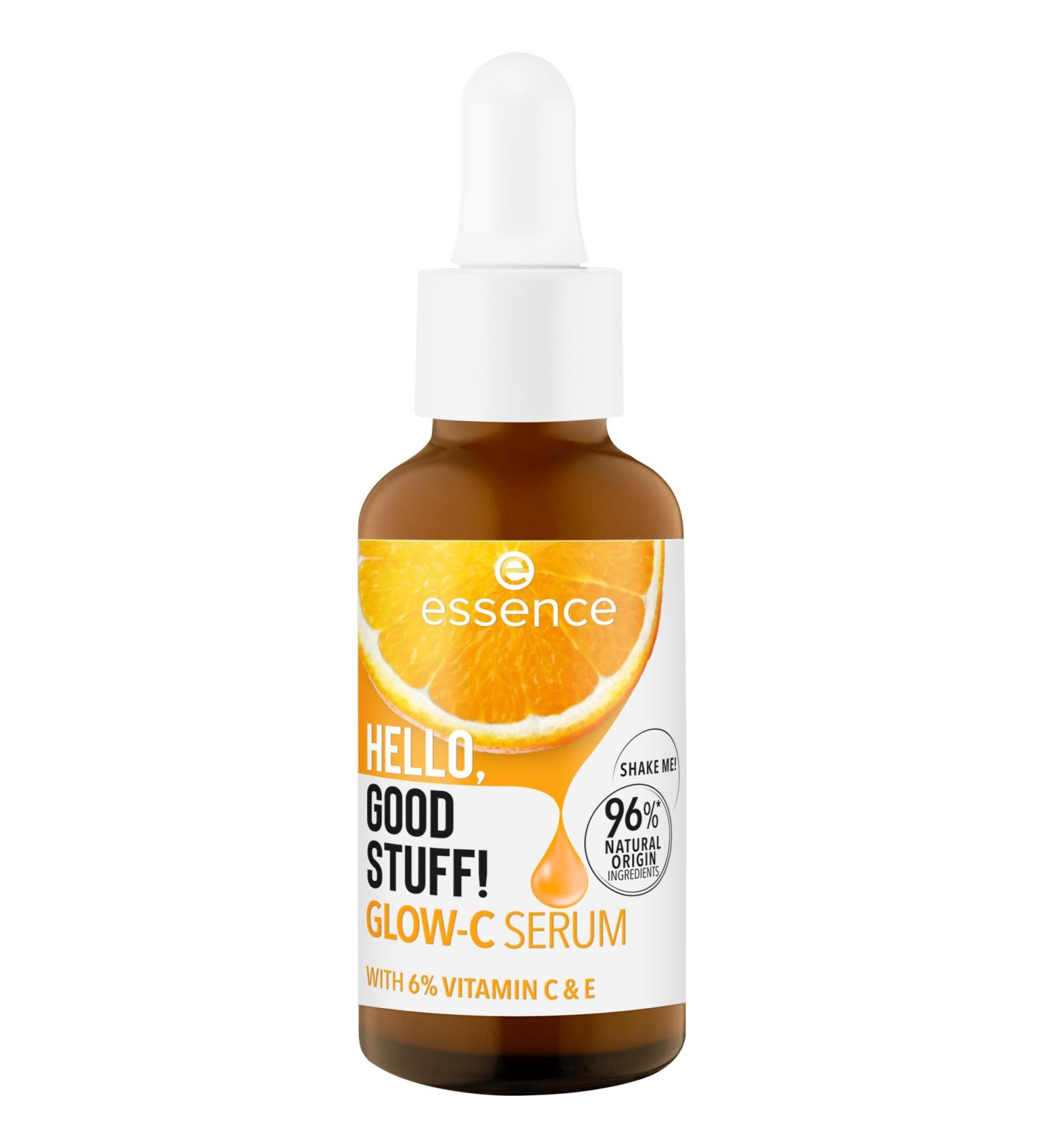 cosnova Essence Cosmetics HELLO GOOD STUFF GLOWC SERUM soothing with vitamins nourishing natural 30ml - Buy Online on GoSupps.com