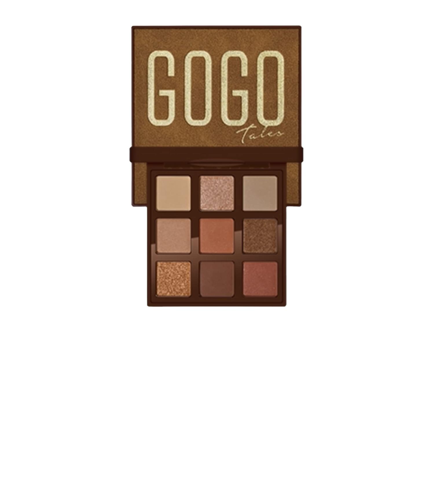 Gogo Tales Velvet Eyeshadow Palette - 9 Colors Shimmer & Matte - 603 Neutral - International Shipping Available - Buy Online on GoSupps.com