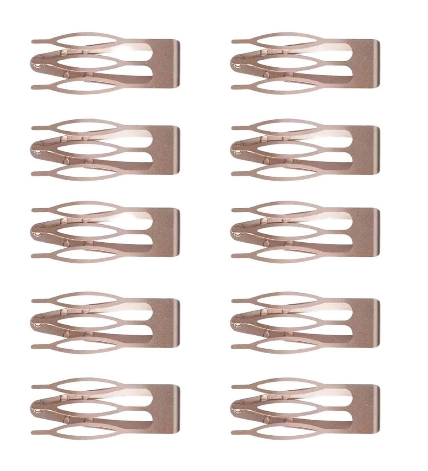 New 2025 10Pcs Double-Grip Hair Clips Metal Snap Barrettes Hair Styling Tools For Women New For Fashion Hair Accessories Jewelry Fashion Accessories Creative Gift - Buy Online on GoSupps.com