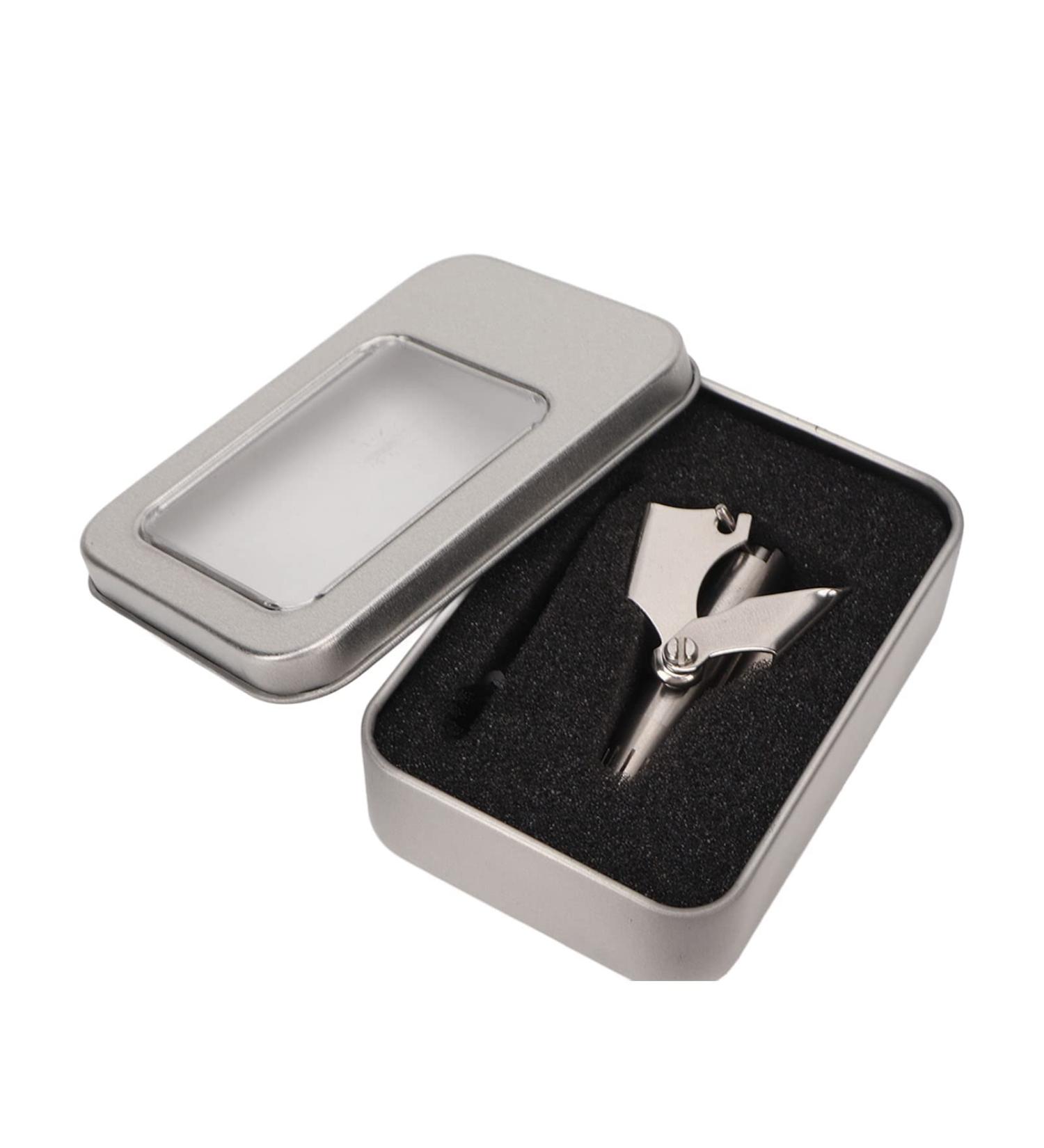 Nose Hair Trimmer for Men - 360 Rotating Stainless Steel Nasal Hair Trimmer | Detachable Design - Buy Online on GoSupps.com