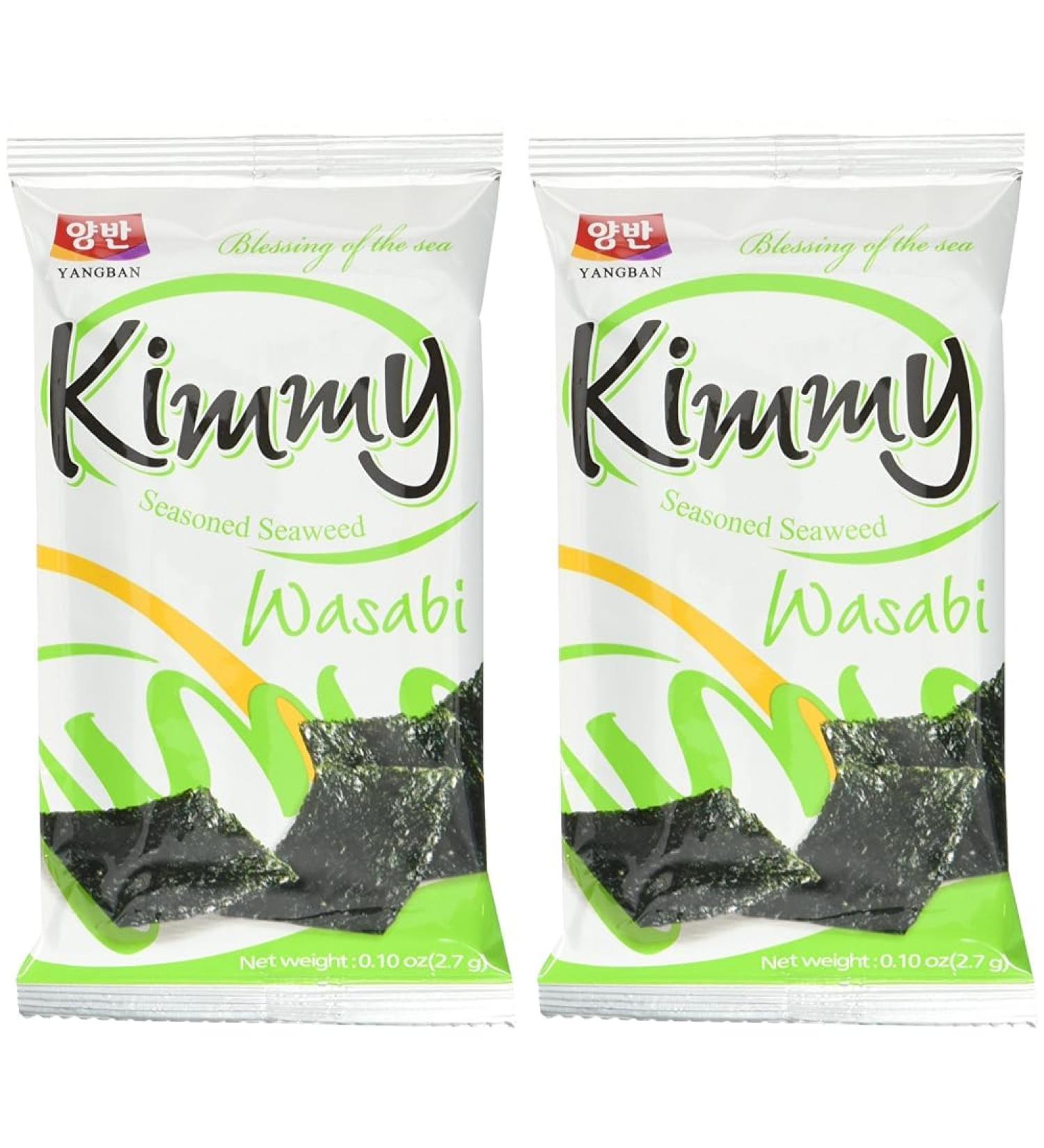 Dongwon Seaweed Snack Wasabi (2 Pack) - 21.6g | International Shipping Available - Buy Online on GoSupps.com