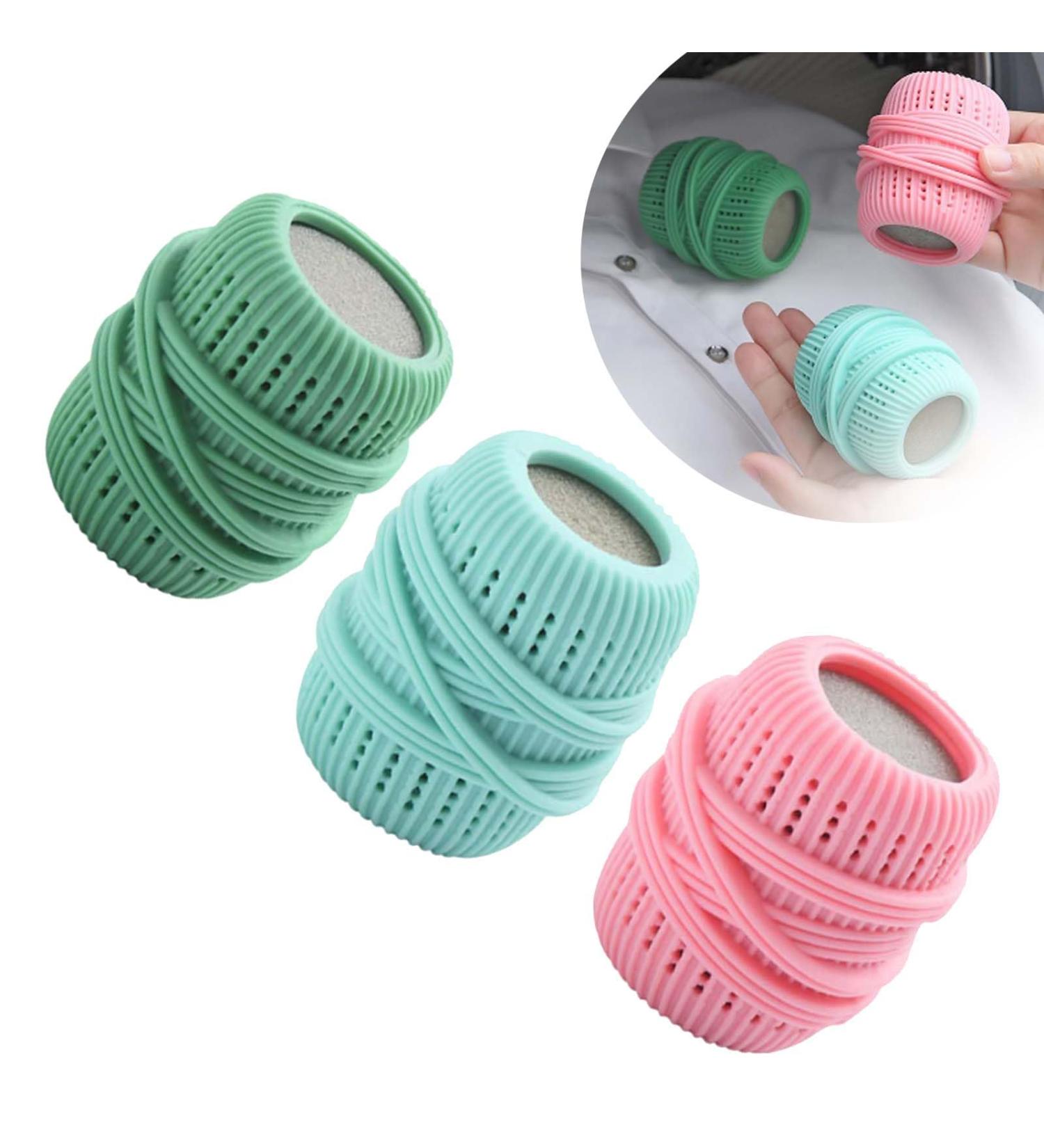 GeRRiT Ball Dispenser for Fabric Softener Removal and Reusable Dryer Balls Fabric Softener Dispenser for Washer Fabric Softener Ball Dispenser Reusable Dryer Balls (3Pcs One Size) - Buy Online on GoSupps.com