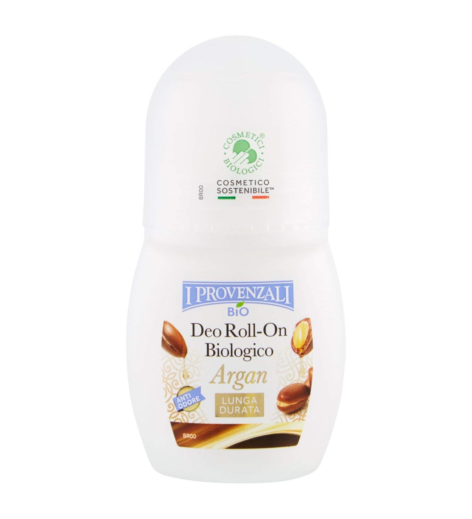 I Provenzali Argan Organic Deodorant 50ml - Long Lasting Natural Fragrance Eco-Friendly Shipping Worldwide - Buy Online on GoSupps.com