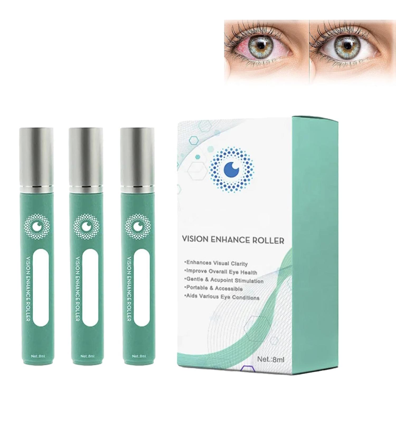 8ml Vision Enhanco Roller Enhance Clarity & Relieve Eye Strain | Medilisk Ophthalmic Roller (3PCS) - Buy Online on GoSupps.com