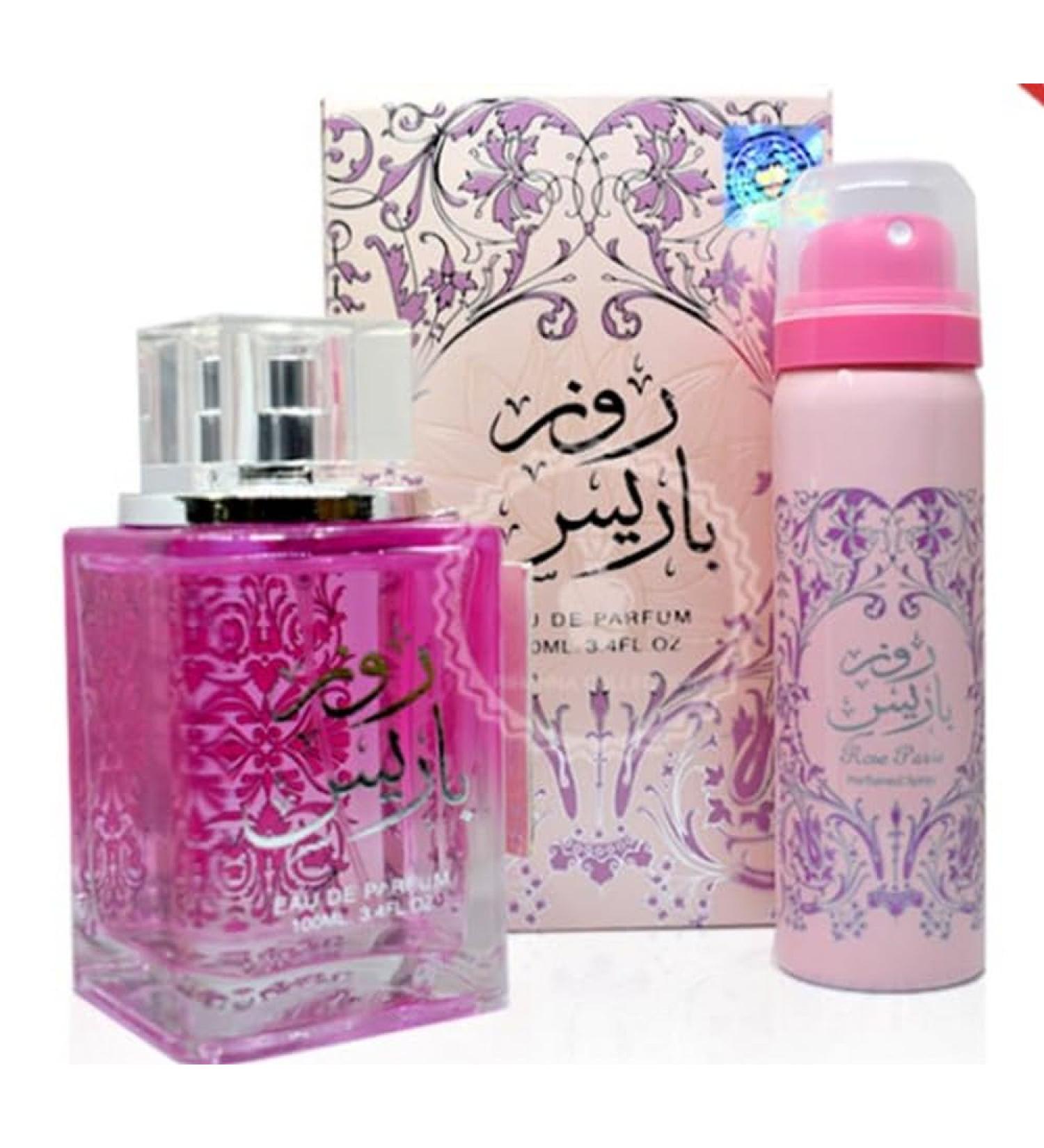 Ard Al Zaafaran. Rose Paris for Unisex 2Pc Set (3.4 Oz Edp + 1.6 Oz Deo Spray)