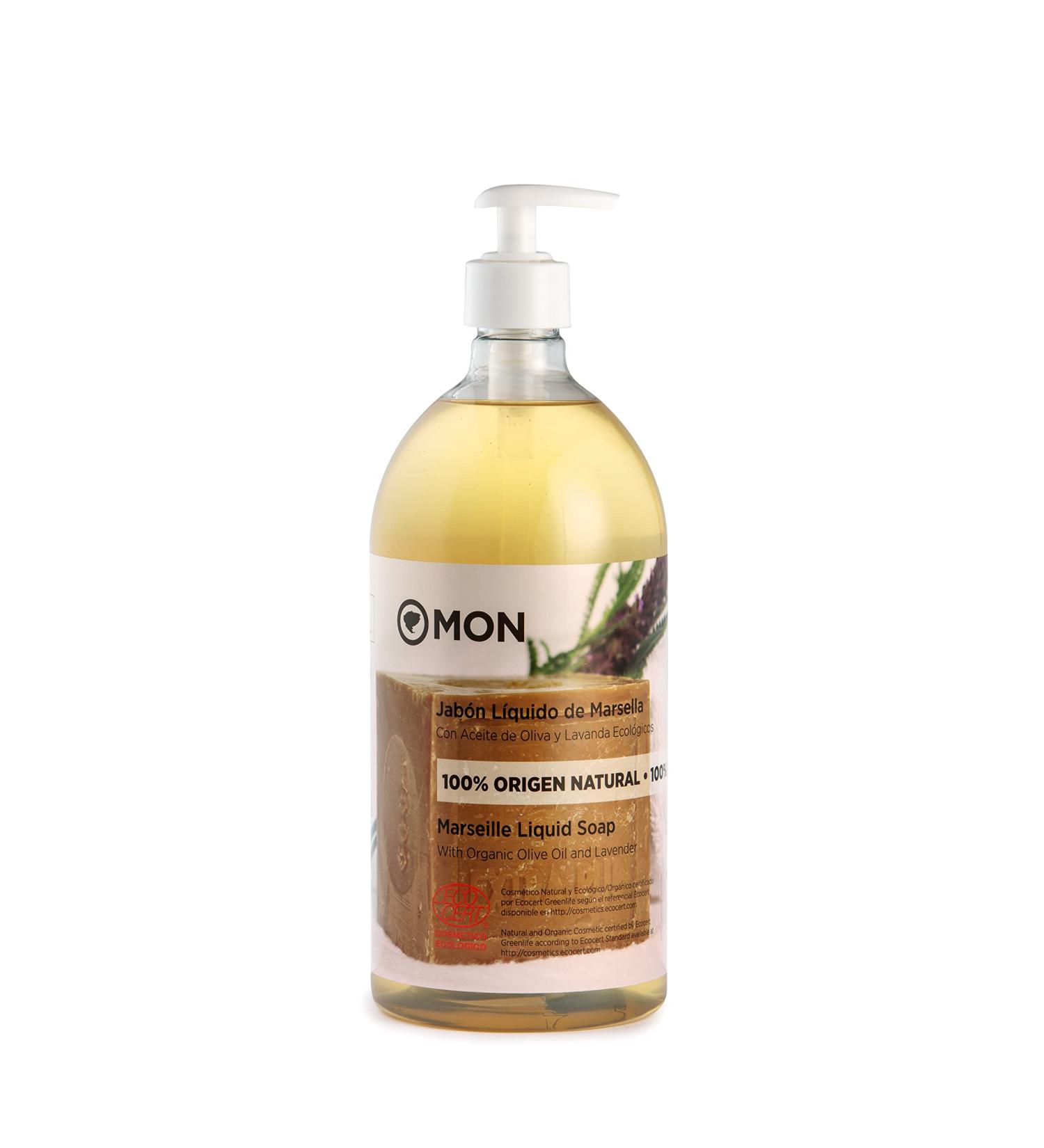 MON Marseille Liquid Soap with Olive and Lavender Oil 1000 ml (M00200) - Buy Online on GoSupps.com