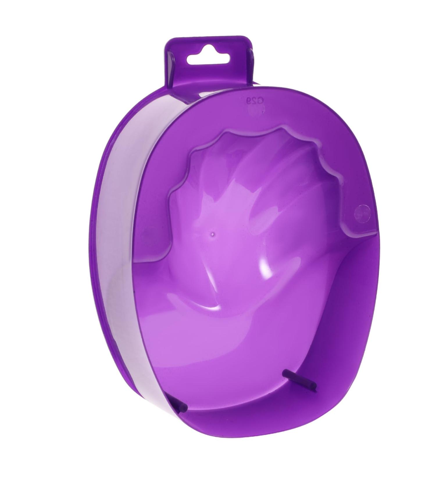 PartyKindom 1 Pi ce Tremper la base de main trempage dissolvant d'ongle clou bol de soin manucure bol de soin des ongles tremper le bol ongles plaque de manucure bol de manucure Violet mauve - Buy Online on GoSupps.com