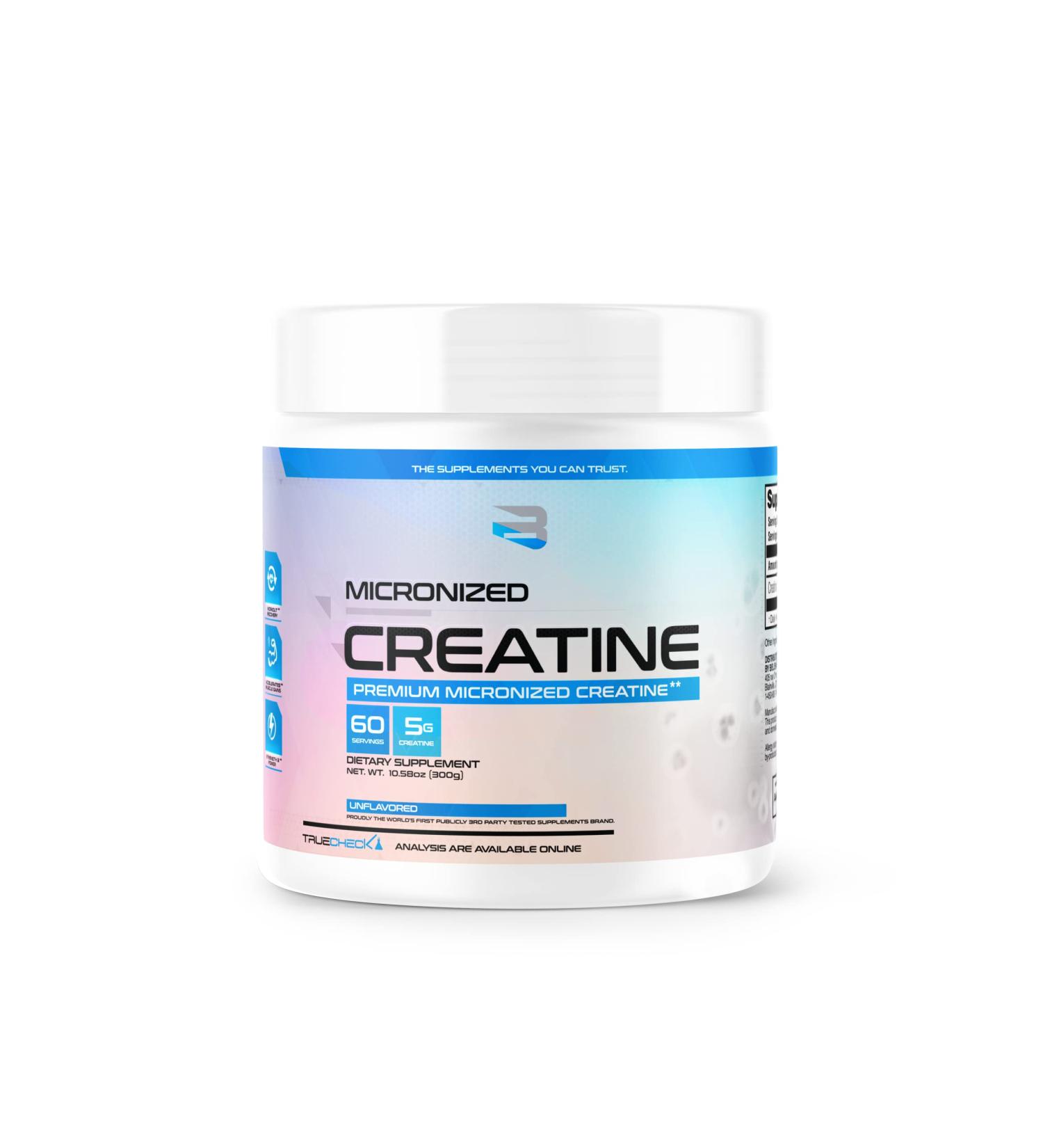 Creatine - Pure Creatine Monohydrate for Explosive Strength & Muscle Growth | Micronized for Rapid Absorption | Enhance Athletic Performance & Accelerate Recovery! (60 Servings)