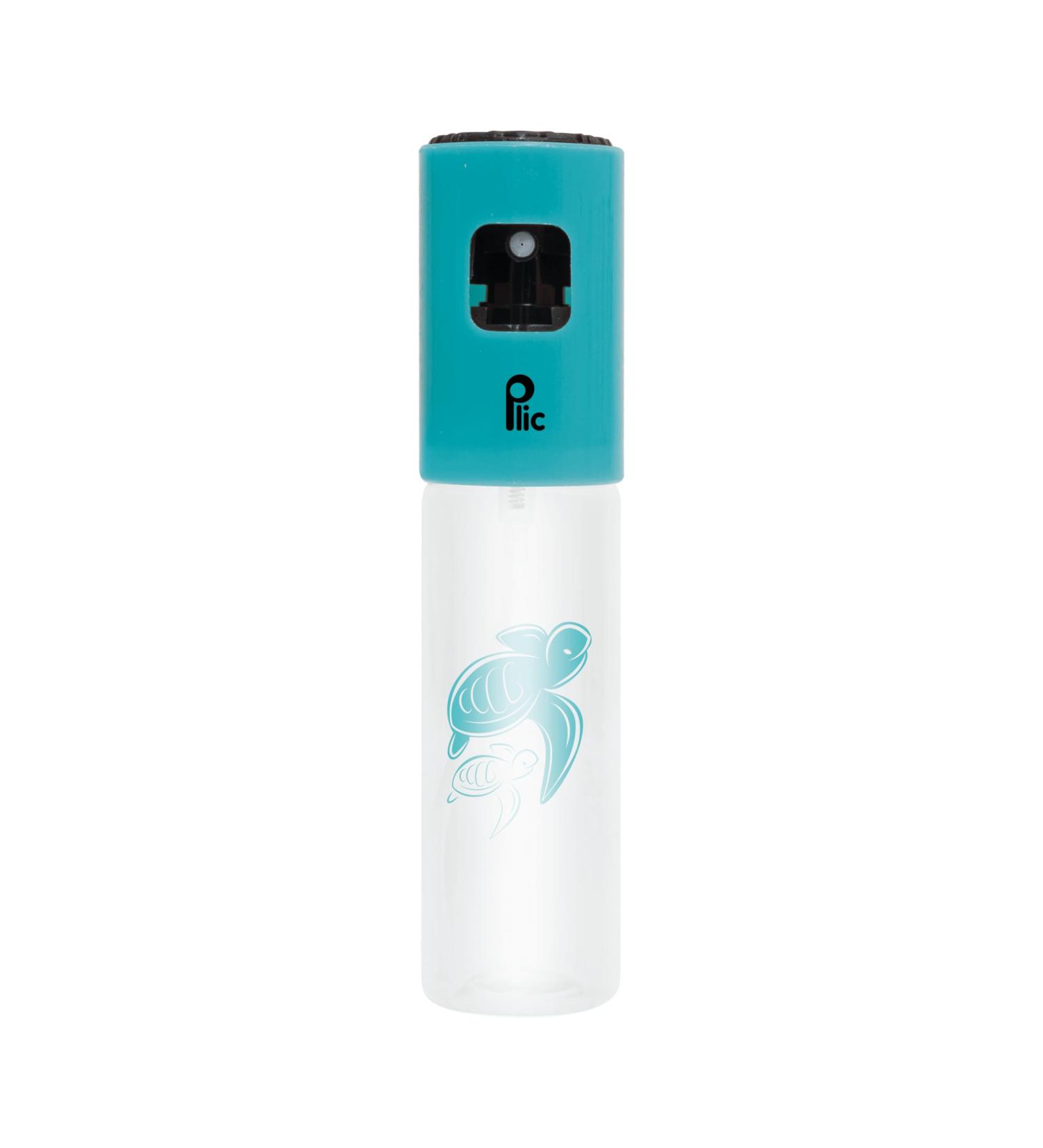 PLIC 100 ml Spray Bottle Refillable Sprayers Soft Spray Fine Droplets Airplane Format Multi-Use Transparent & Blue Blue 100 ml