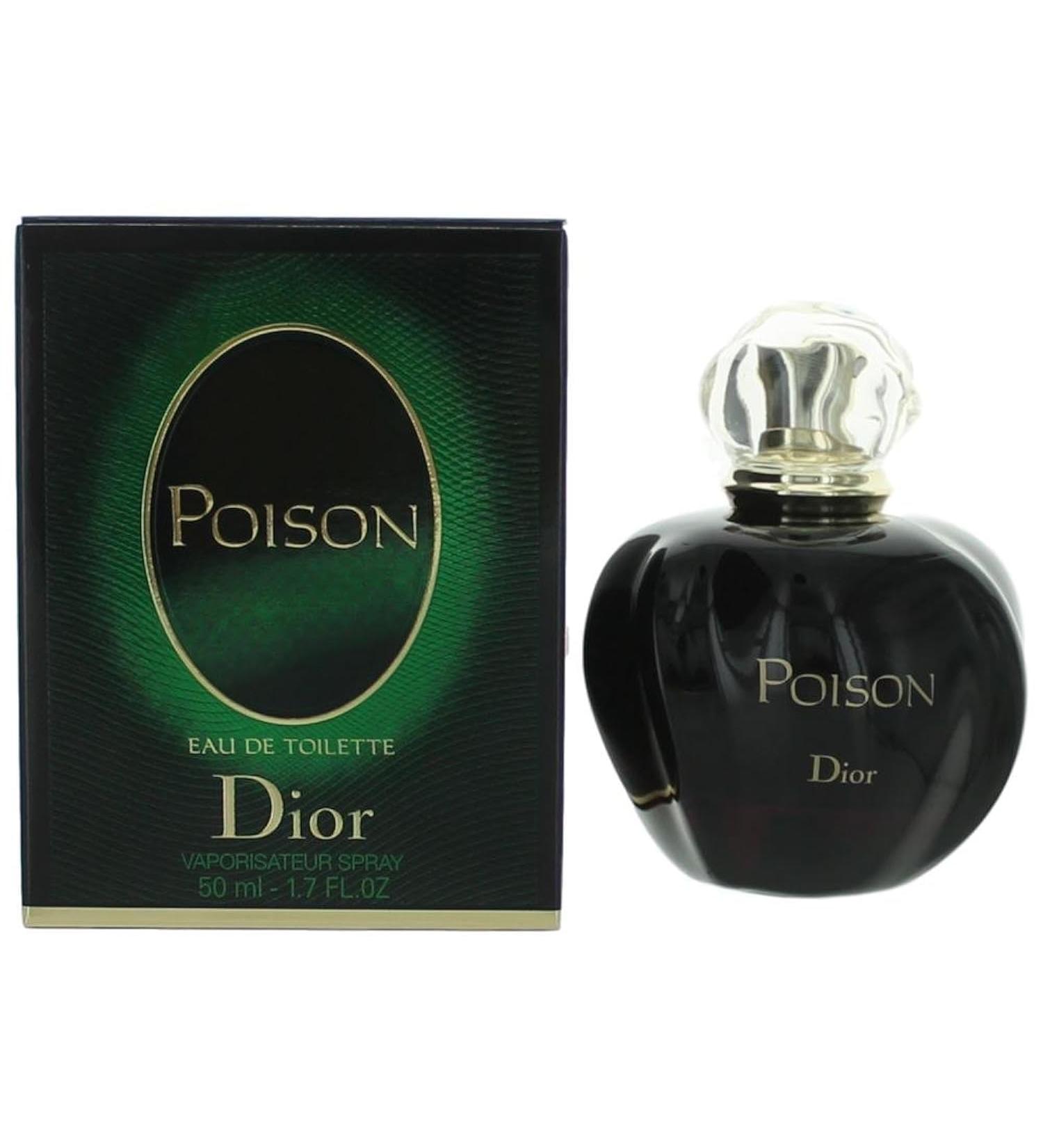 POISON by Christian Dior EDT SPRAY 1.7 OZ for WOMEN Amber Wood 1.7 Fl Oz (Pack of 1)
