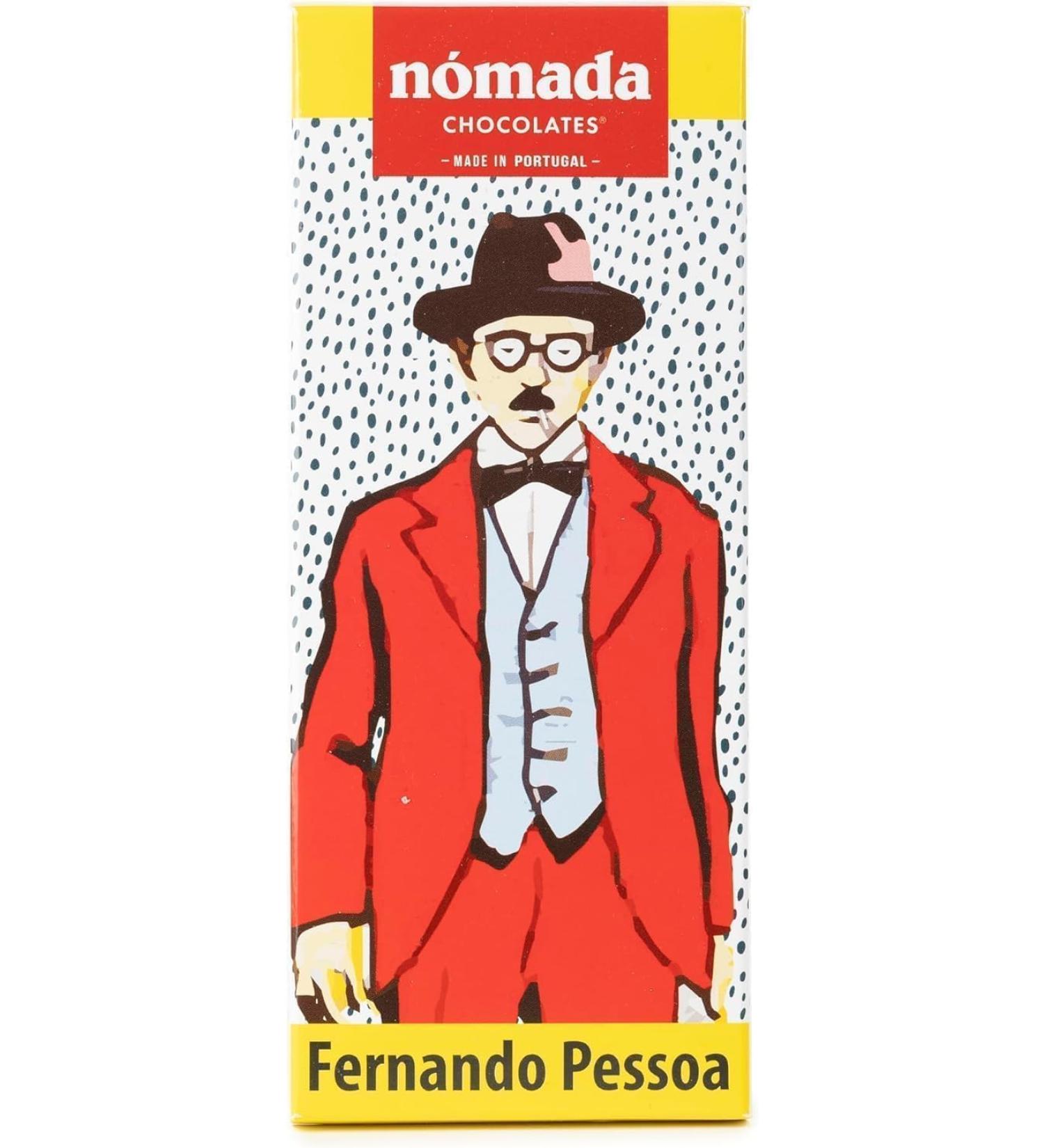  Quinta de Jugais "Fernando Pessoa" Milk Chocolate Bar 100g Milk and Sugar Smooth and Creamy Texture Gourmet Product of Portuguese Origin - Buy Online on GoSupps.com