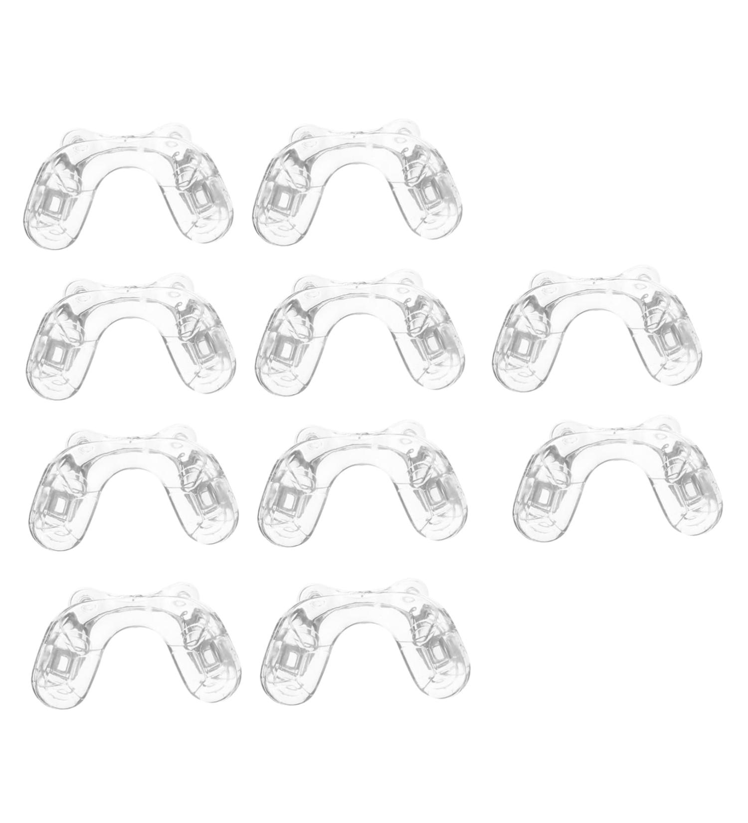 Shop Soft Silicone Nose Pads for Glasses | 5 Pairs of Clear U-Form Mini Nose Pads | Slipproof Pebble Gel for Comfort - Buy Online on GoSupps.com