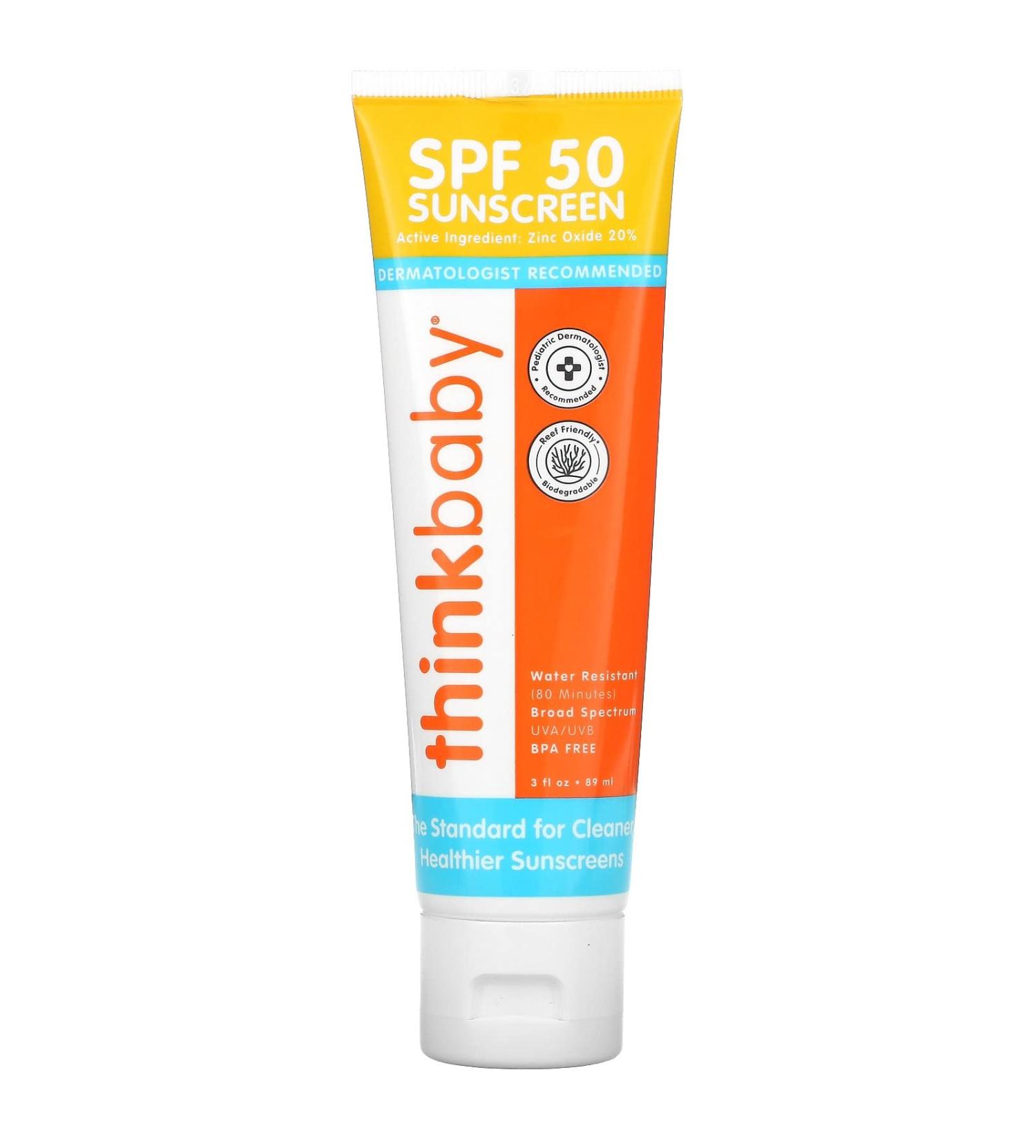 Think Thinkbaby Sunscreen SPF 50+ 3 fl oz (89 ml)