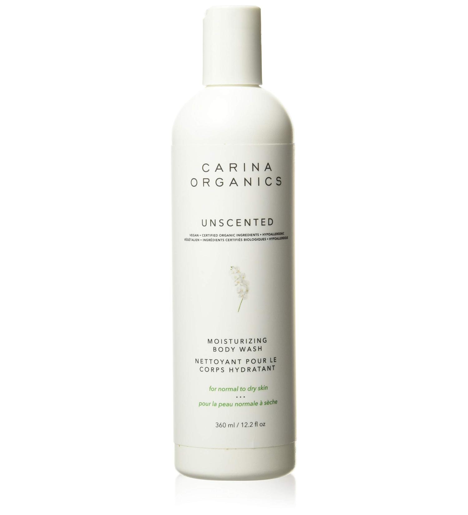 Buy Carina Organics Unscented Body Wash (360ml) - Natural Vegan & Cruelty-Free | International Shipping Available - Buy Online on GoSupps.com