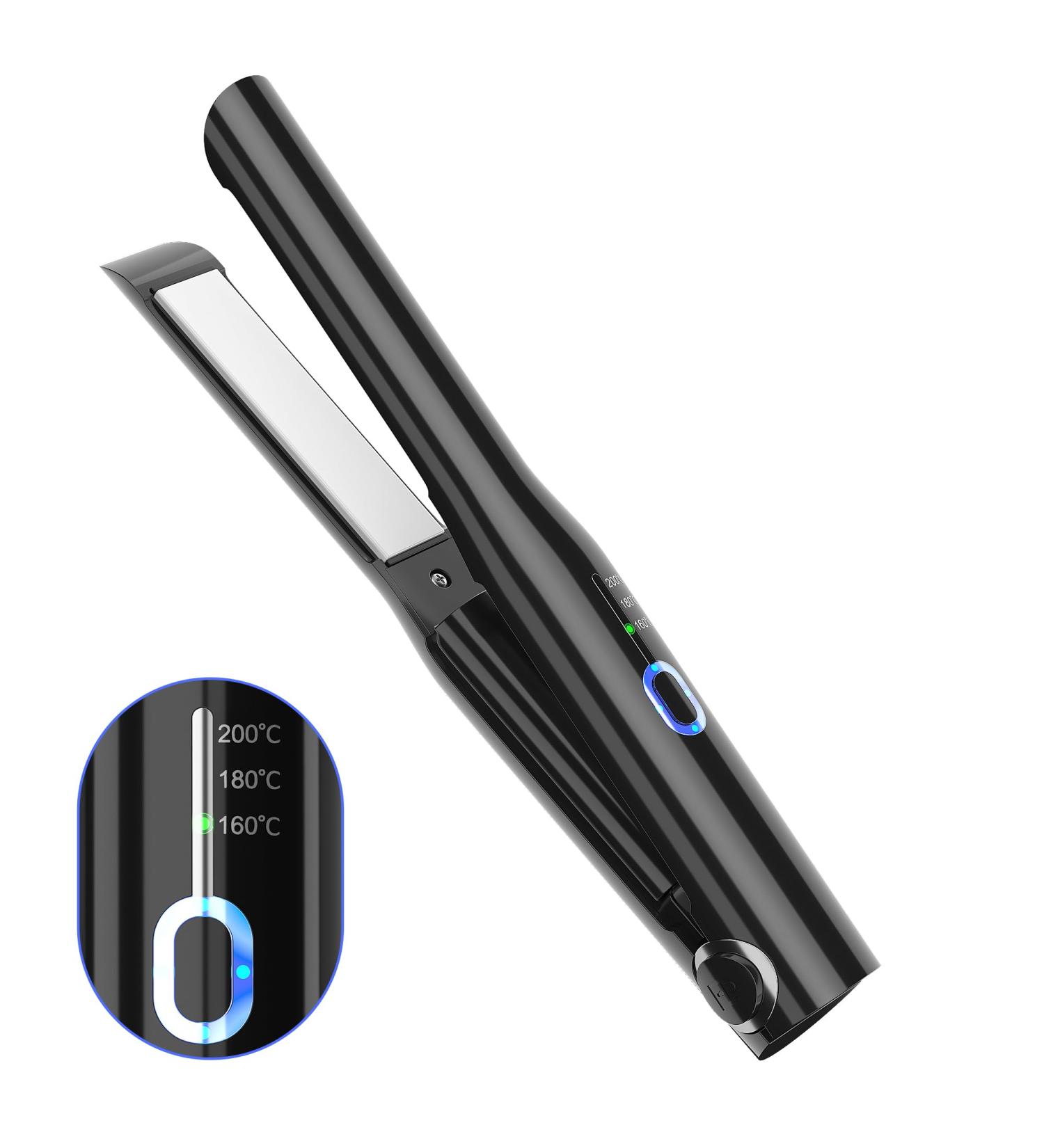 Buy Cordless Portable Wireless Mini Travel Flat Iron - Rechargeable & 3 Adjustable Temperatures - Buy Online on GoSupps.com