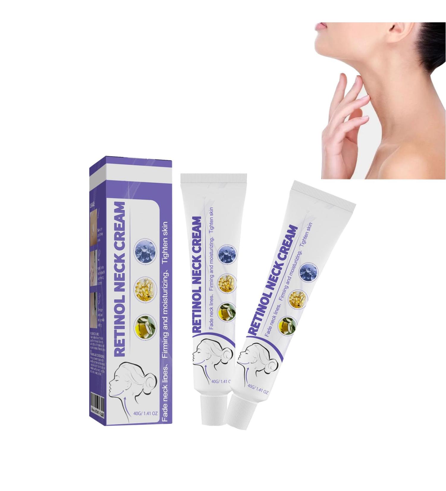 WOAILIANGEJINJIN 2pcs Neck Firming Creams for Tightening and Wrinkle Reduction Lifting & Skin Tightening Moisturizer for Face Neck & D collet Deep Hydrationn40G/1.41OZ - Buy Online on GoSupps.com