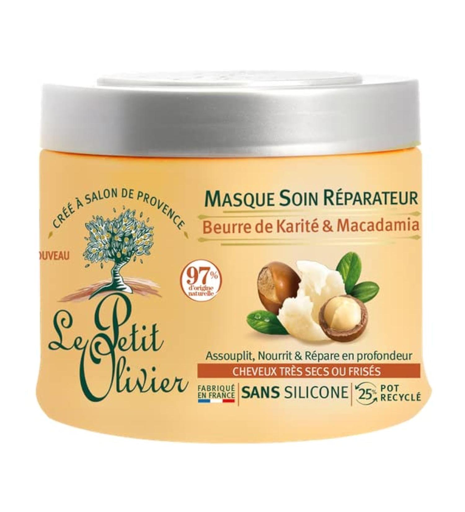 Little Olive Tree Le Petit Olivier Shea Butter & Macadamia mask 330 ml for dry and wavy hair - Buy Online on GoSupps.com