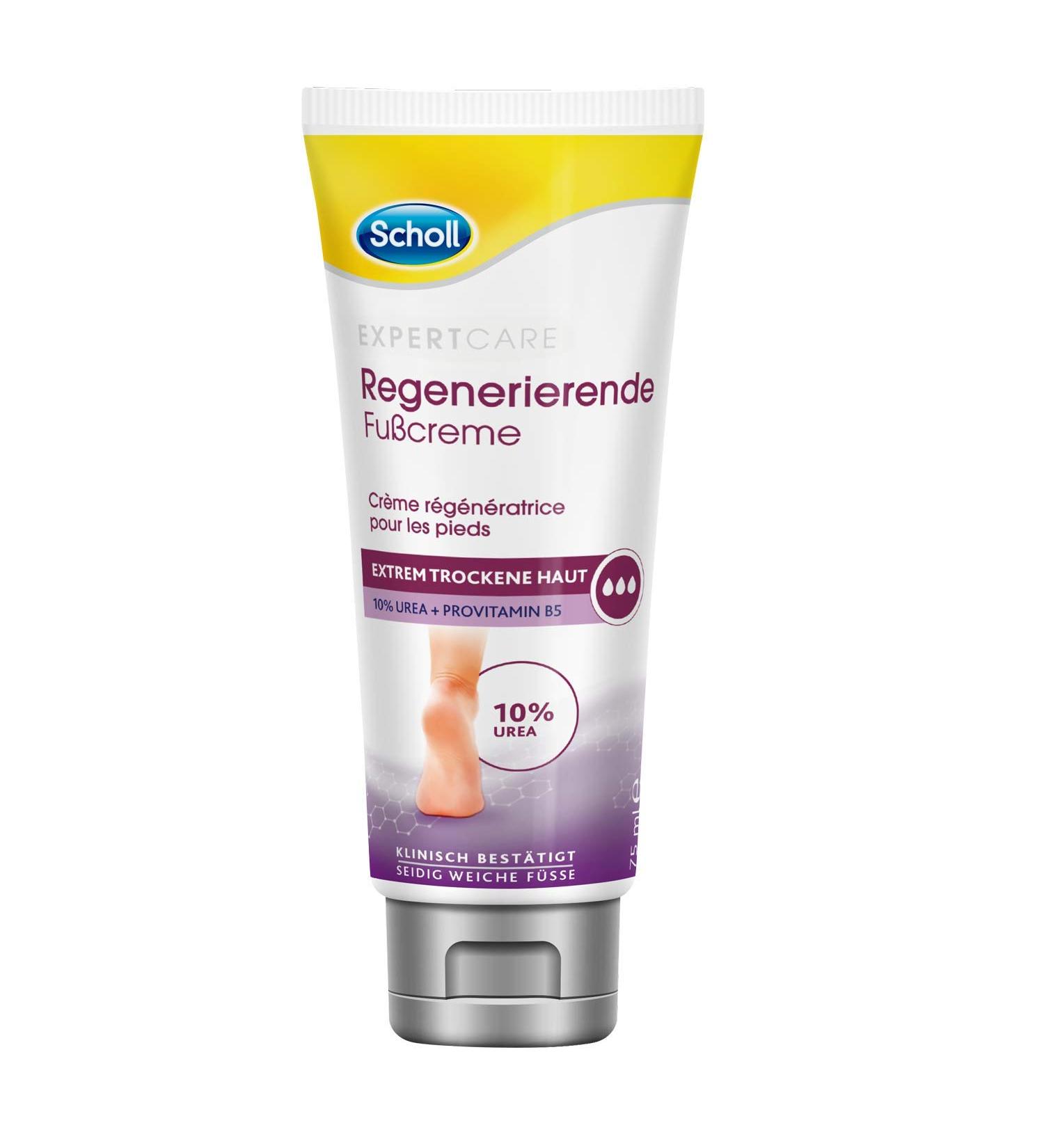 Scholl Expertcare Intensive Foot Cream - 10% Urea for Very Dry & Cracked Skin - 75 ml - Dermatologically Tested - Buy Online on GoSupps.com
