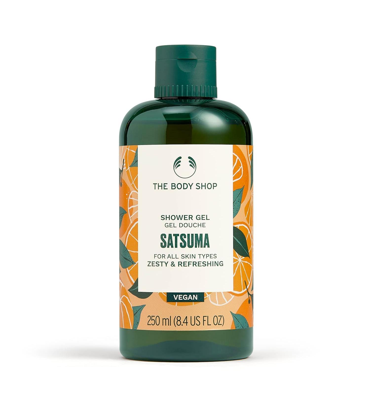 The Body Shop Satsuma Shower Gel - 250 ML | Vegan Cleanser for All Skin Types | Refreshing & Hydrating - Buy Online on GoSupps.com