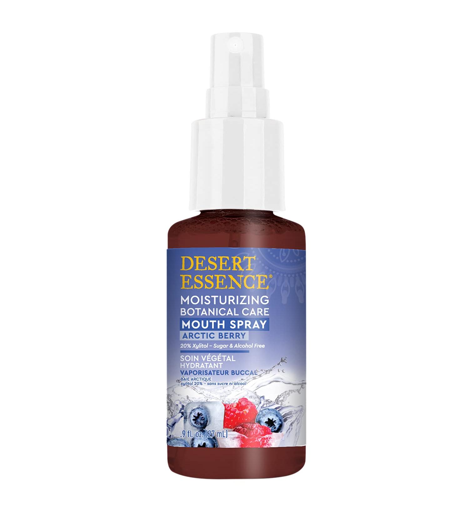 Desert Essence Arctic Berry Mouth Spray - Moisturizing Botanical Care, 0.9 fl oz - Buy Online on GoSupps.com
