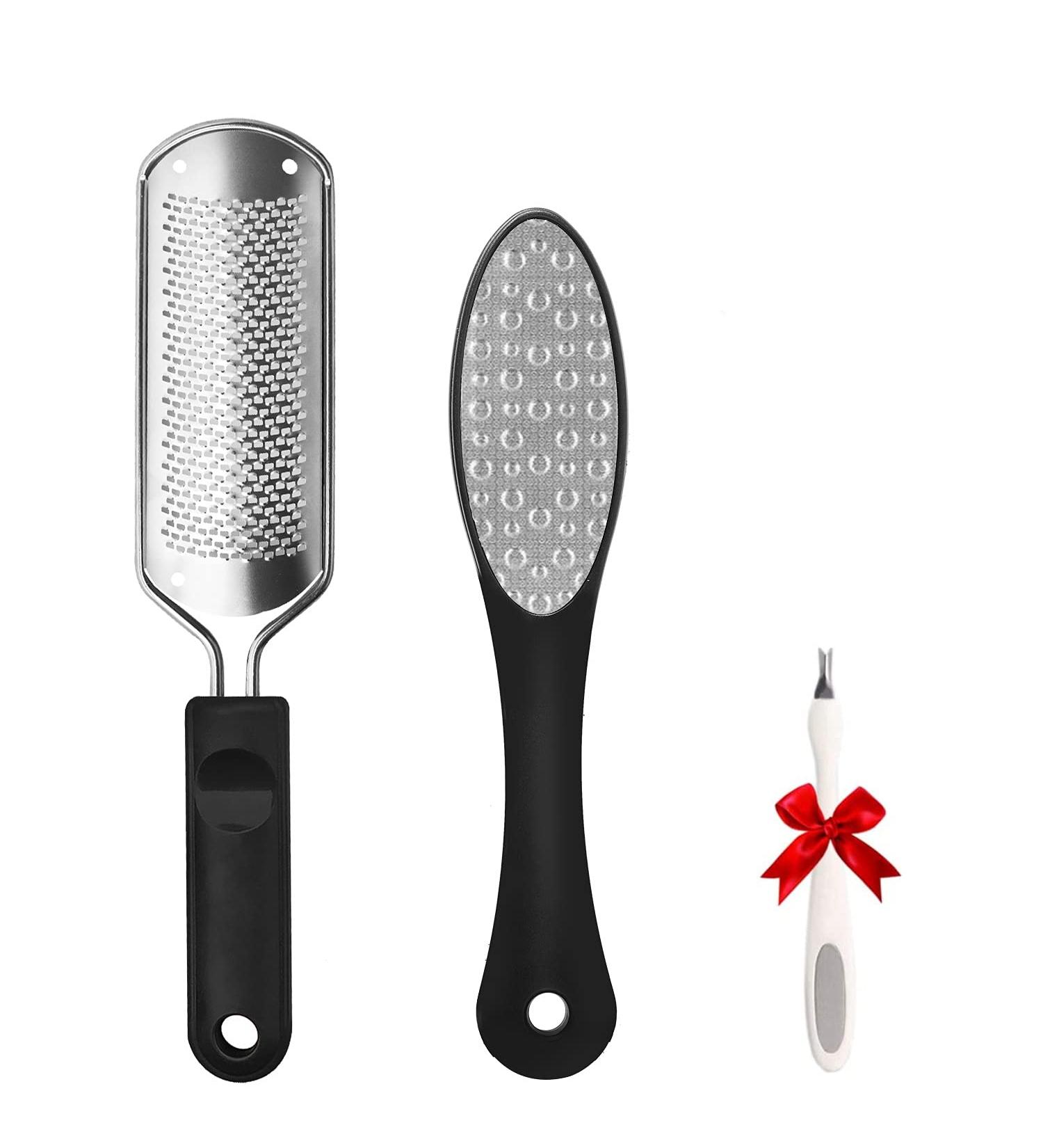 Folai Callus Files - Ergonomic Stainless Steel Horn Skin Remover for Ultimate Foot Care & Pedicure - Non-Slip Handle - Buy Online on GoSupps.com