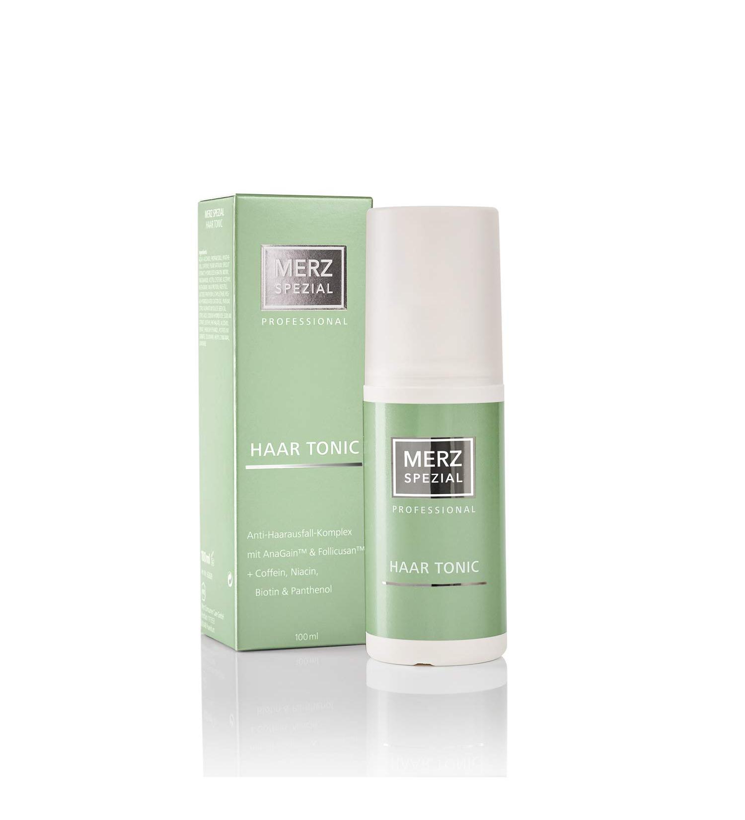 Merz Professional Hair Tonic - Reduce Hair Loss with Caffeine & Biotin | Thicker Stronger Hair (100ml) - International Shipping Available - Buy Online on GoSupps.com