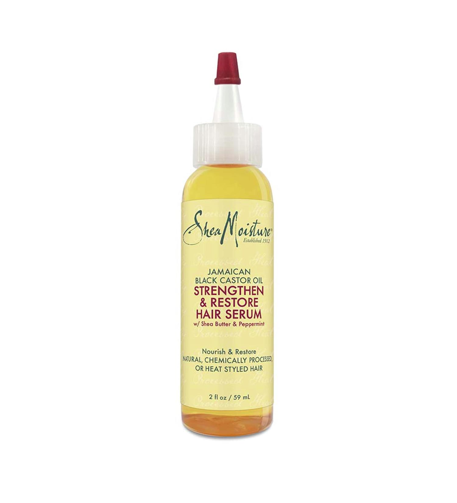 SheaMoisture Jamaican Black Castor Oil Hair Serum - Strengthen & Restore, 2 fl oz - Buy Online on GoSupps.com