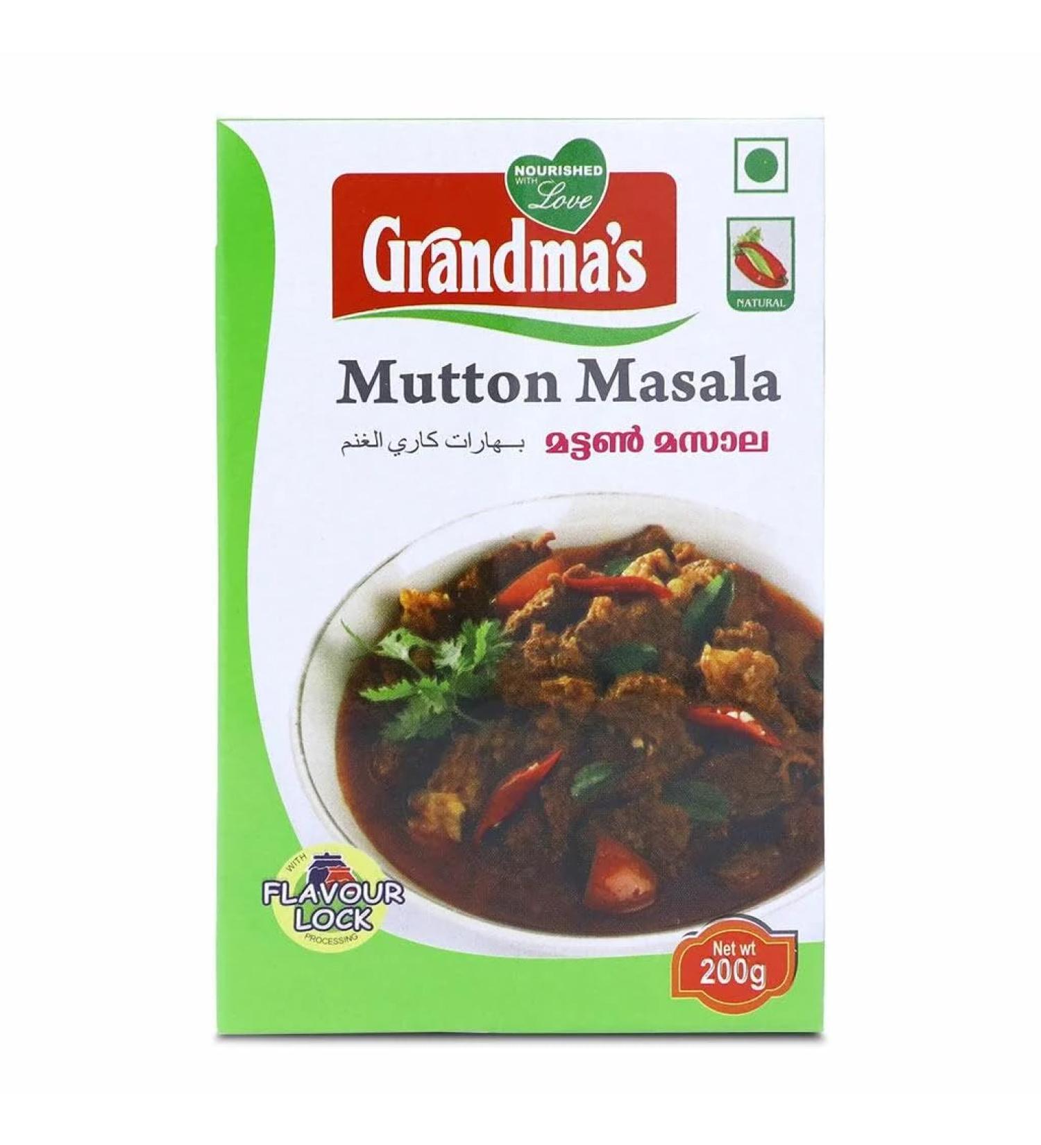 Seelans Grandma's Masala for Mutton 200g - Buy Online on GoSupps.com