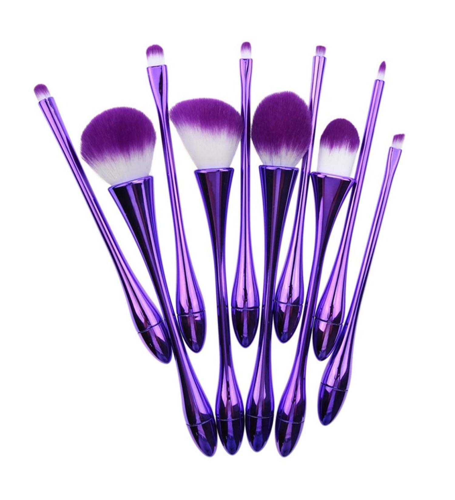 Portable Makeup Brush Set - Soft Travel Brushes for Eye Shadow Foundation Blush & More | International Shipping Available - Buy Online on GoSupps.com